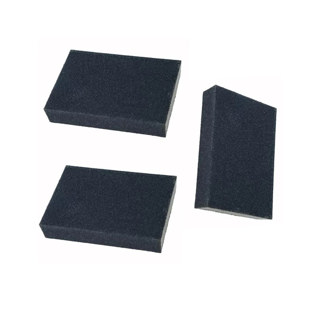 foto del prodotto trade shop set 3 spugna abrasiva spugnette multiuso 10x7x2.5 cm per tutte le superfici 