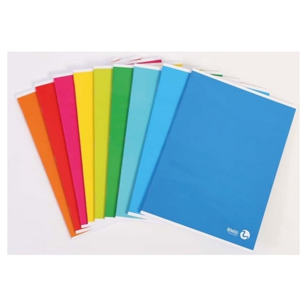 foto del prodotto trade shop set 4 pezzi quaderni quaderno maxi a4 righe riga c 4 5 elementari medie 80g 80 r 
