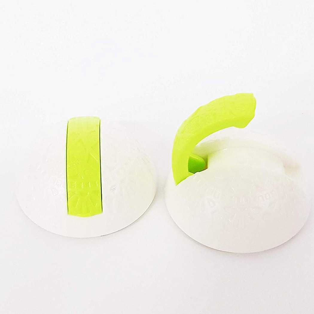 foto del prodotto trade shop set 4 pz. gancio adesivo 1.5 kg 5cm a scomparsa plastica guardaroba appendiabiti cucina 