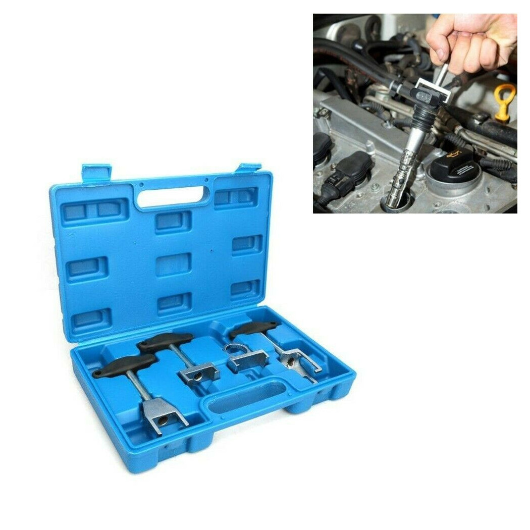 foto del prodotto trade shop - set 4 pz rimozione estrattore per bobine di accensione vag vw audi art. 00070 -