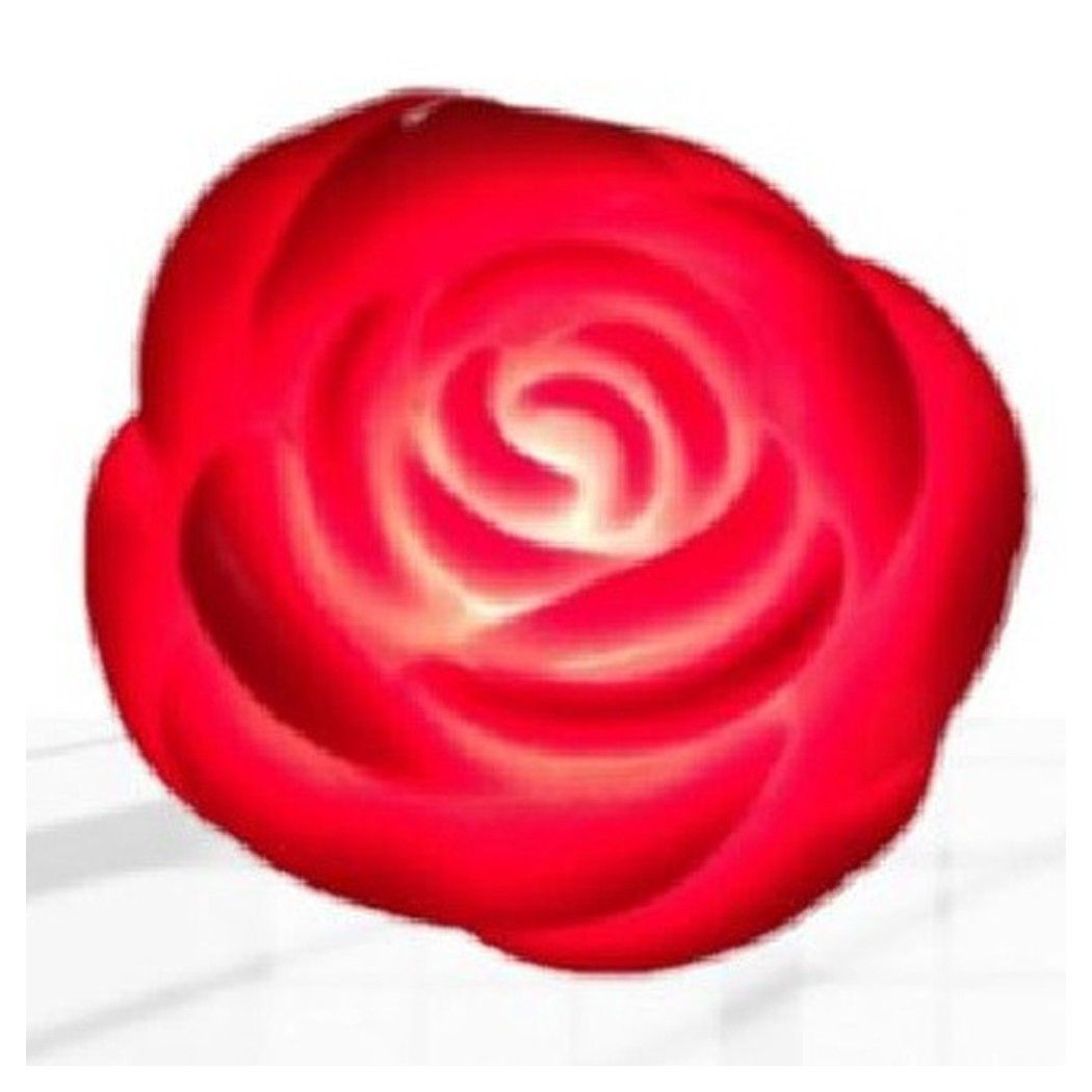 foto del prodotto trade shop set 6 pz rosa rose in plastica luminoso decorazione luce san valentino 6cm 84932 