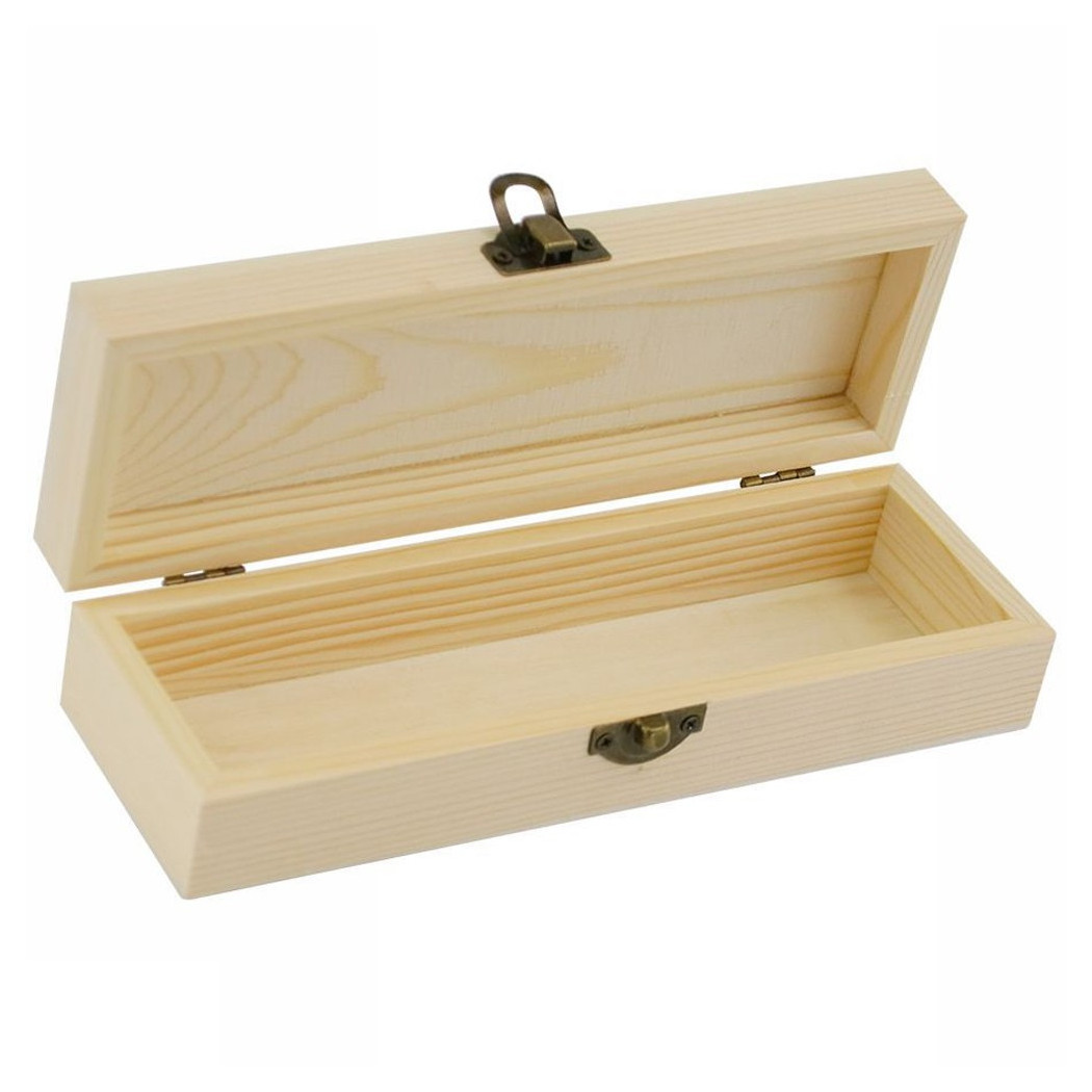 foto del prodotto trade shop set 6 scatole in legno decoupage portagioie scatola cofanetto rettangolare 
