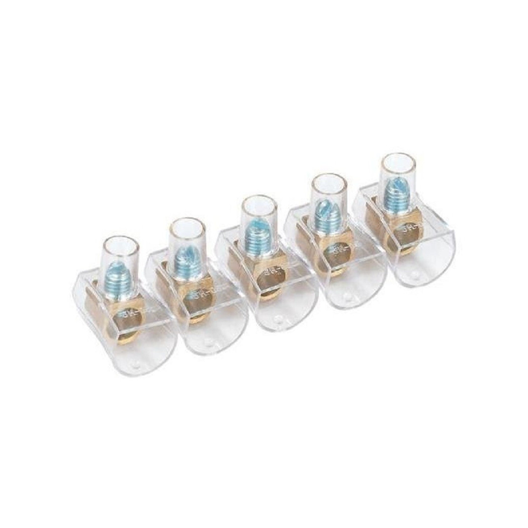foto del prodotto trade shop set 8 pezzi morsettiera morsetti morsetto volanti connettori connettore 