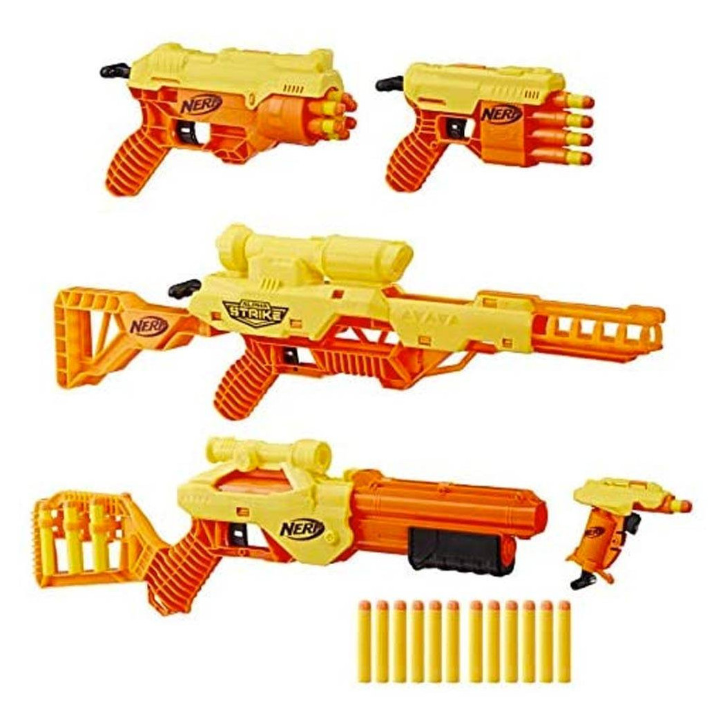 foto del prodotto trade shop set alpha strike ultimate mission pack fucile e pistola giocattolo bambini 