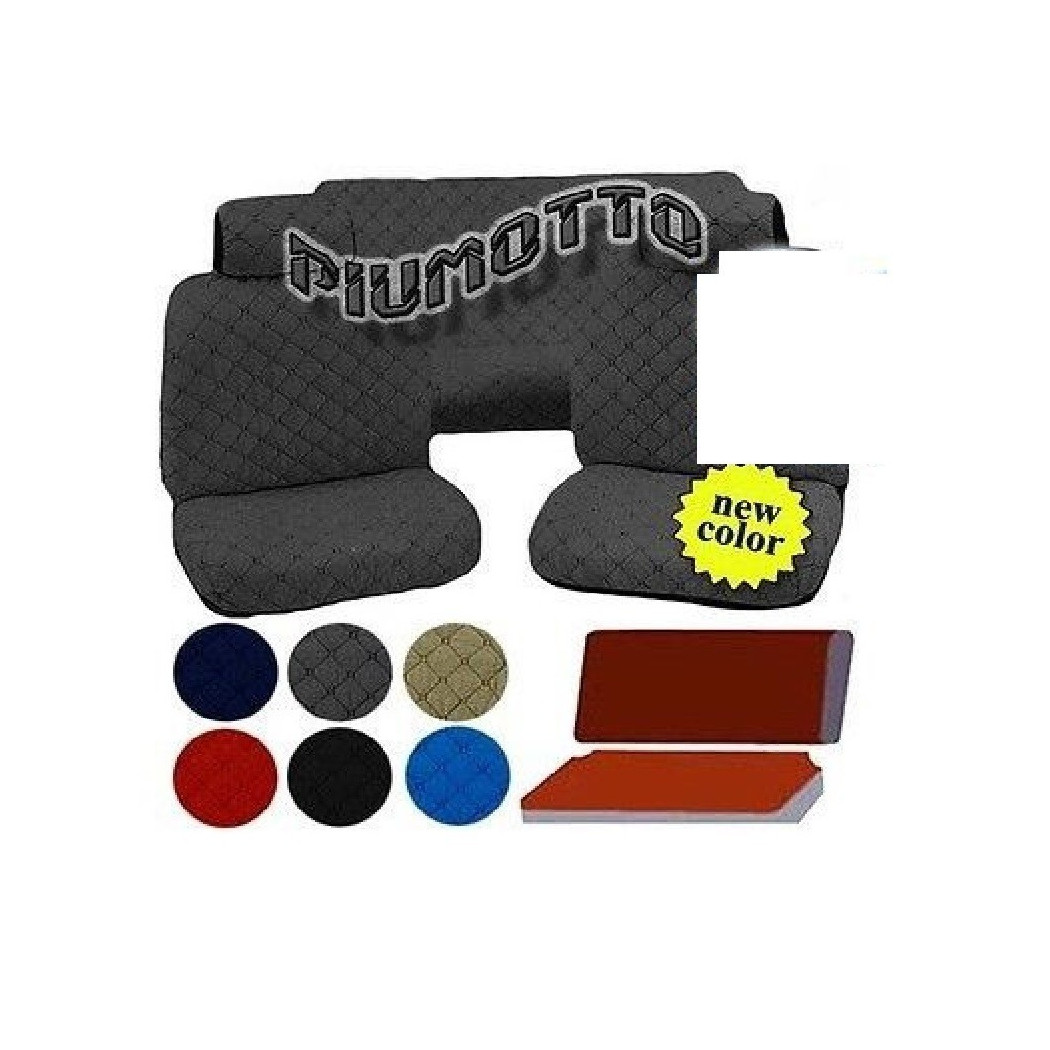 foto del prodotto trade shop set coprisedili trapuntati per auto fodere universali 2 posti sedili anteriori 