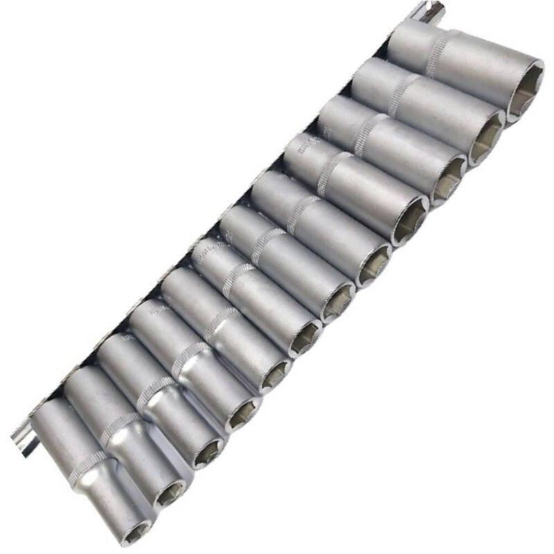 foto del prodotto trade shop set di chiavi bussola lunghe da 1 2 chrome vanadium 10 a 24 mm 12 pezzi mr70253 