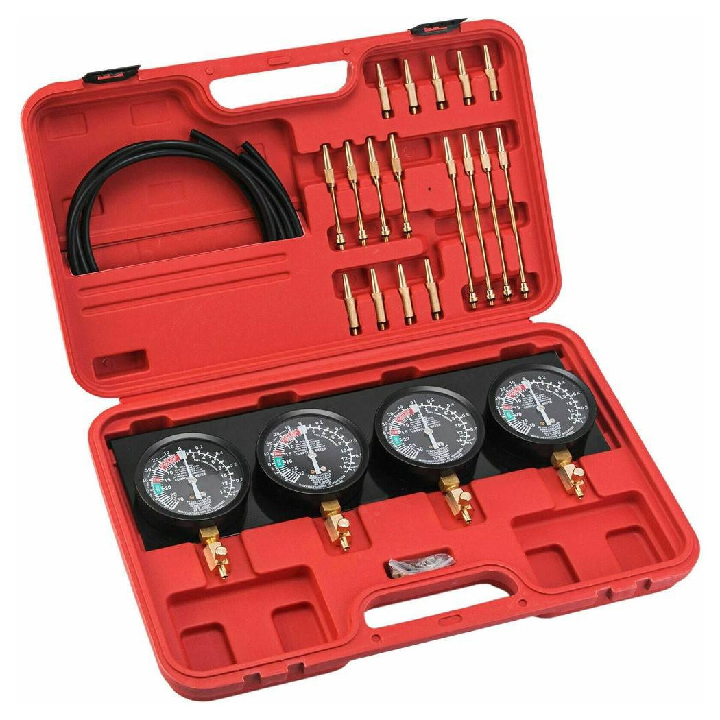 foto del prodotto trade shop set sincronizzatore carburatore misurazione vuoto pressione vacuometro 