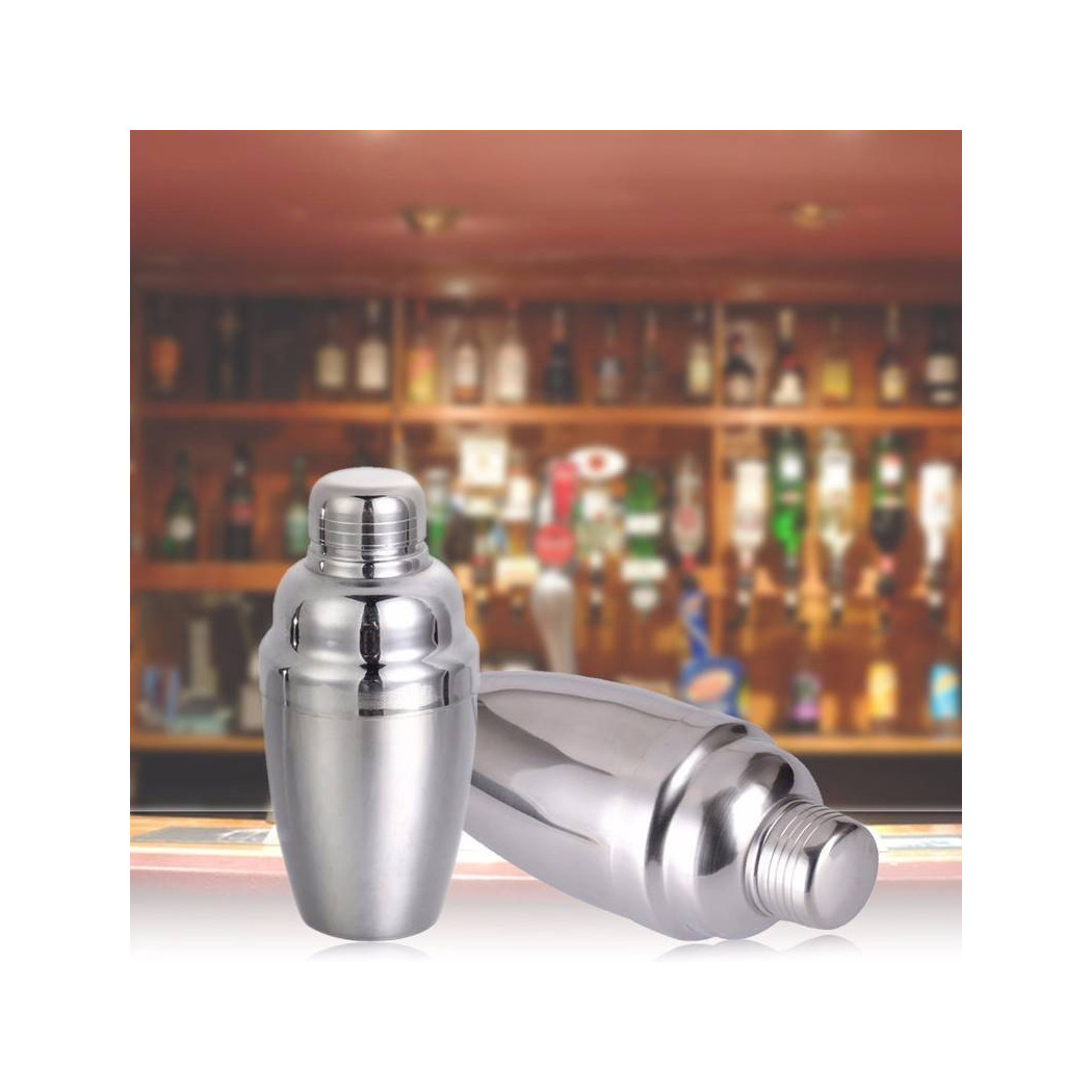 foto del prodotto trade shop shaker da 350 ml per cocktail barman bartender acciaio inox bar martini saliera 