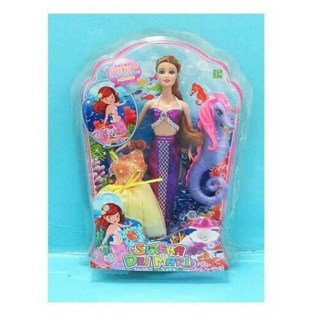 foto del prodotto trade shop sirena dei mari sirenetta sirena cavalluccio marino giocattolo gioco bambina 