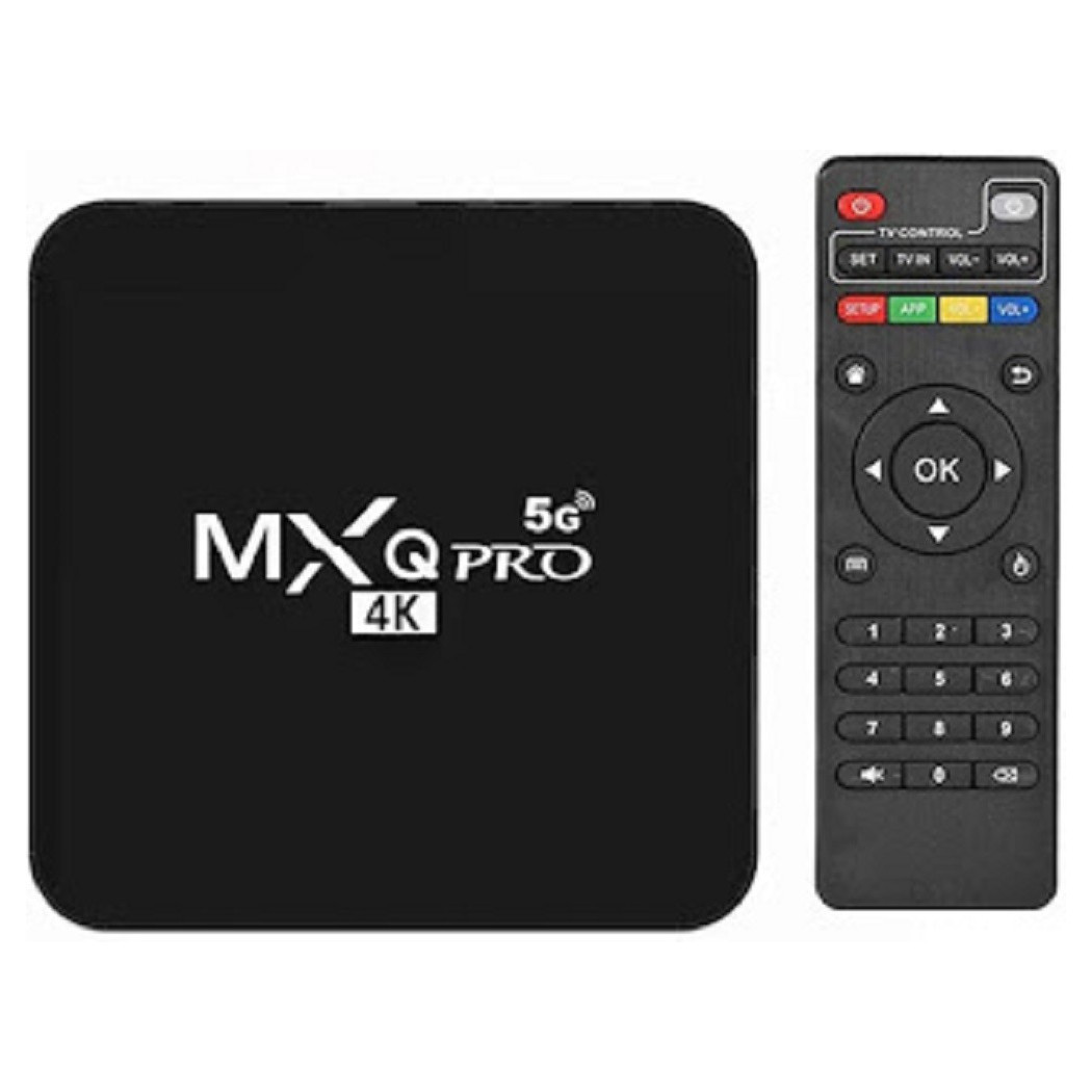 foto del prodotto trade shop smart tv box 4k android q a400 4k 5g mxq pro android 11 wifi 4g 64gb quad core 