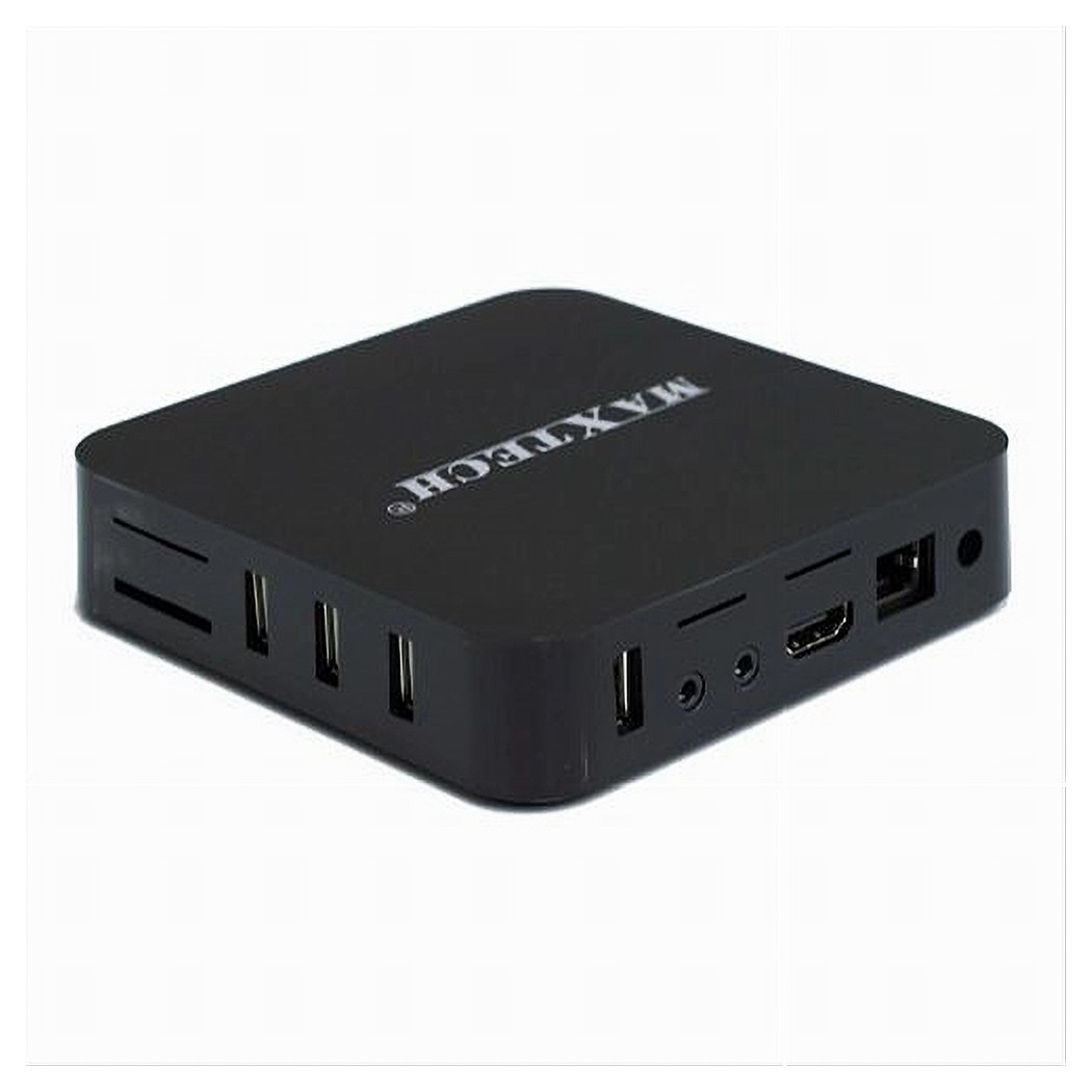 foto del prodotto trade shop - smart tv box ultra hd 4k internet android 8.1 ram 2gb quad core maxtech tv-box01 -