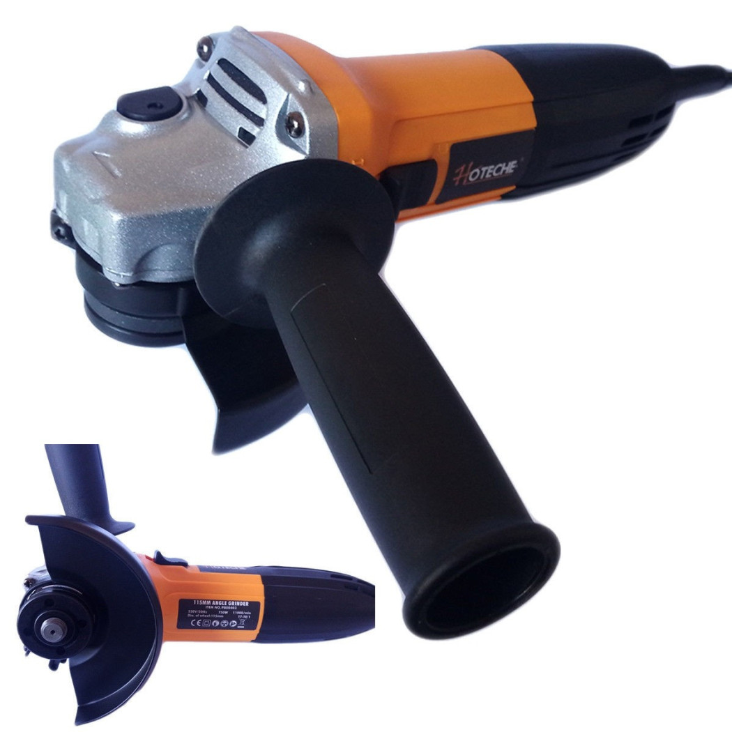 foto del prodotto trade shop smerigliatrice angolare 750w 115mm professionale flex 750w mini fabbro 