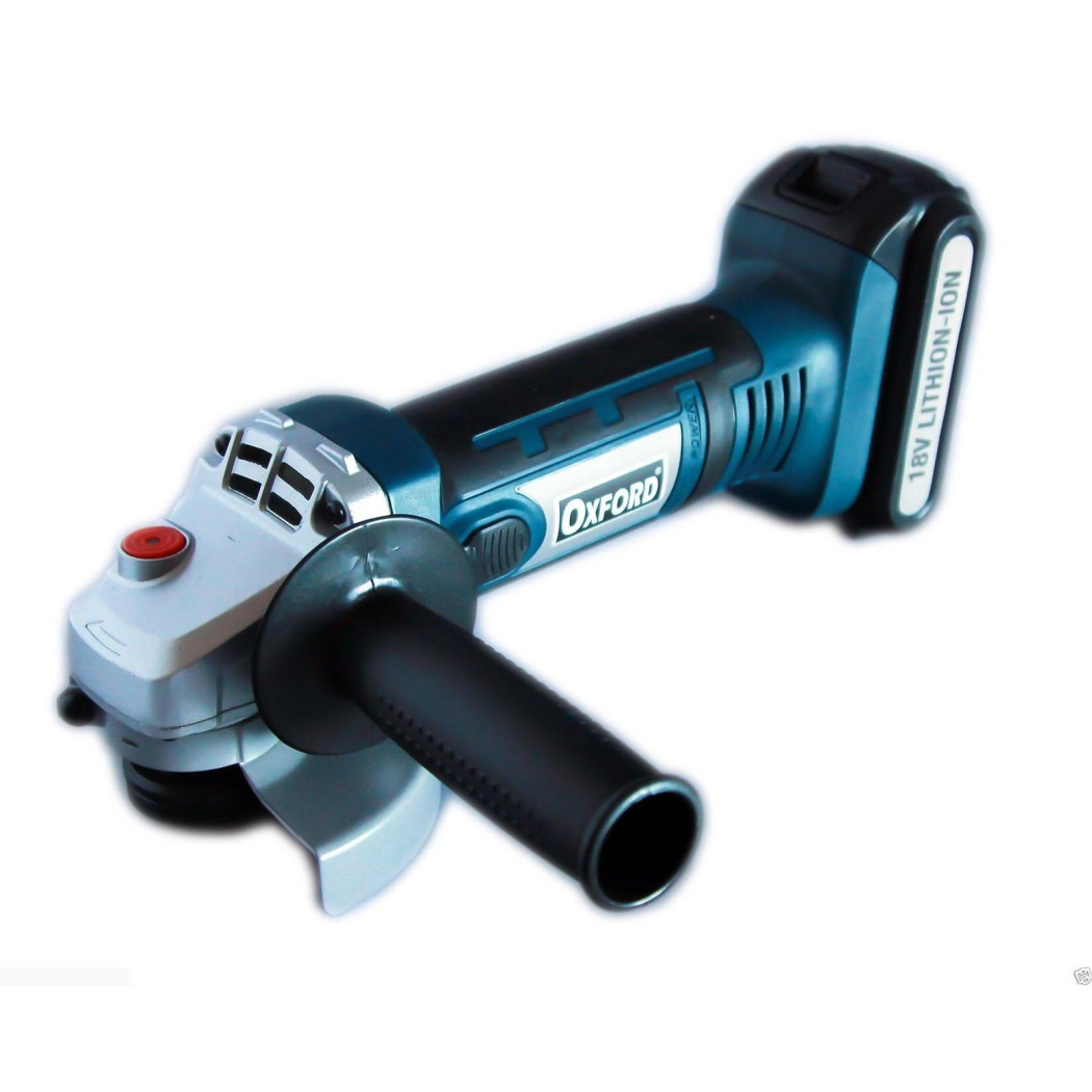 foto del prodotto trade shop smerigliatrice angolare a batteria litio 18 v flex professionale per disco 115mm 