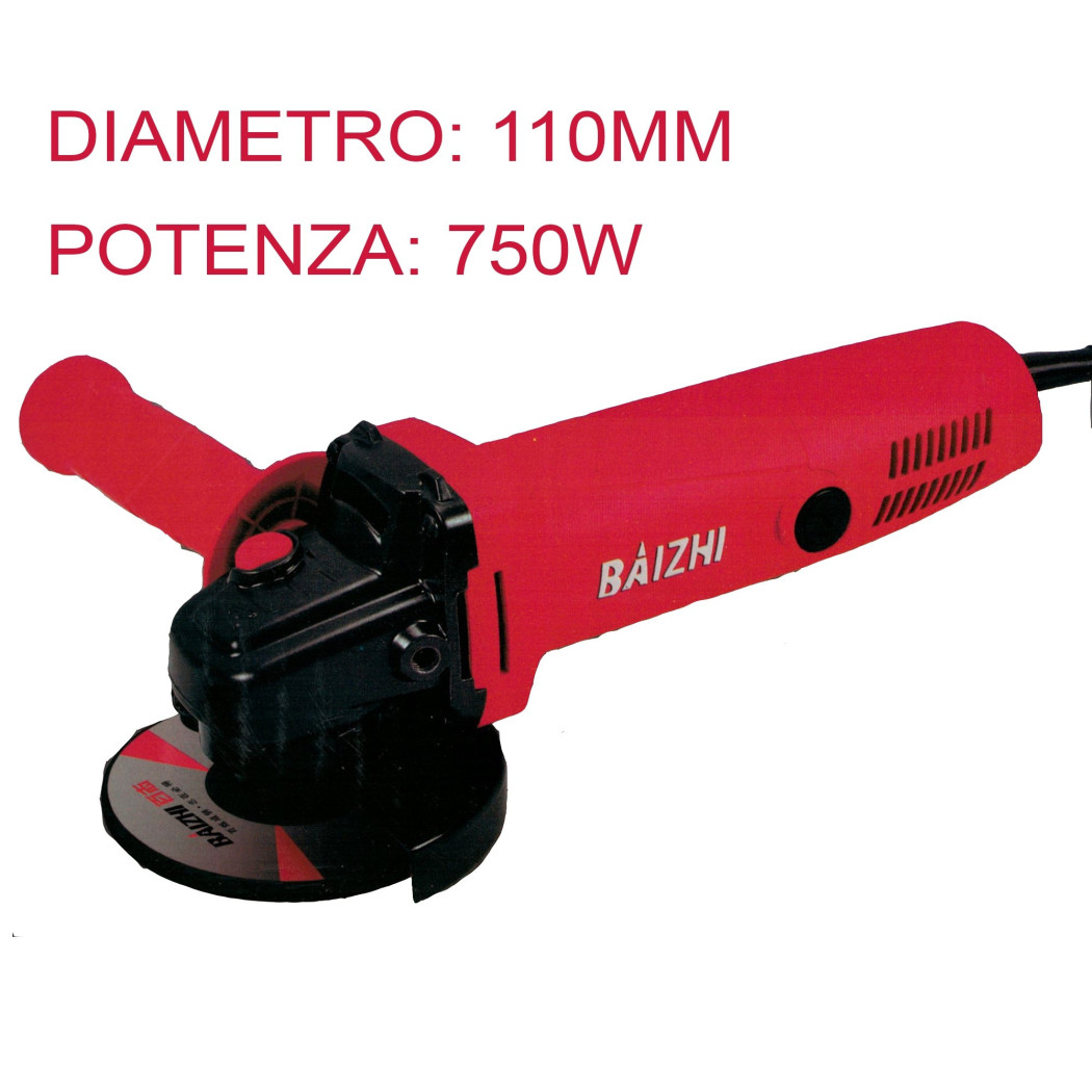 foto del prodotto trade shop smerigliatrice angolare professionale 110 mm flex mini fabbro professionisti 