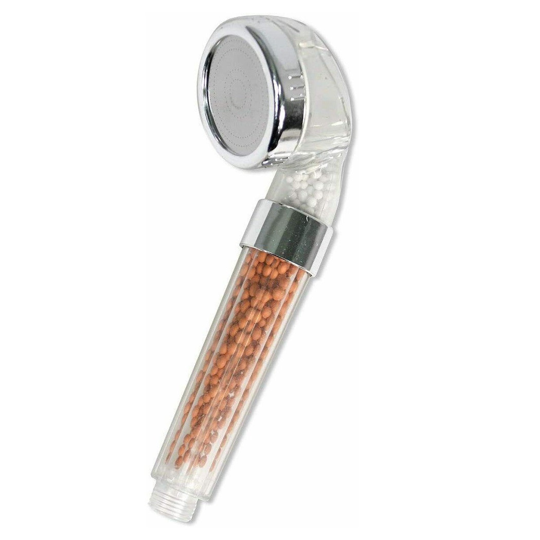 foto del prodotto trade shop soffione doccia 59174 sassi purificanti anticalcare filtro depuratore getto forte 