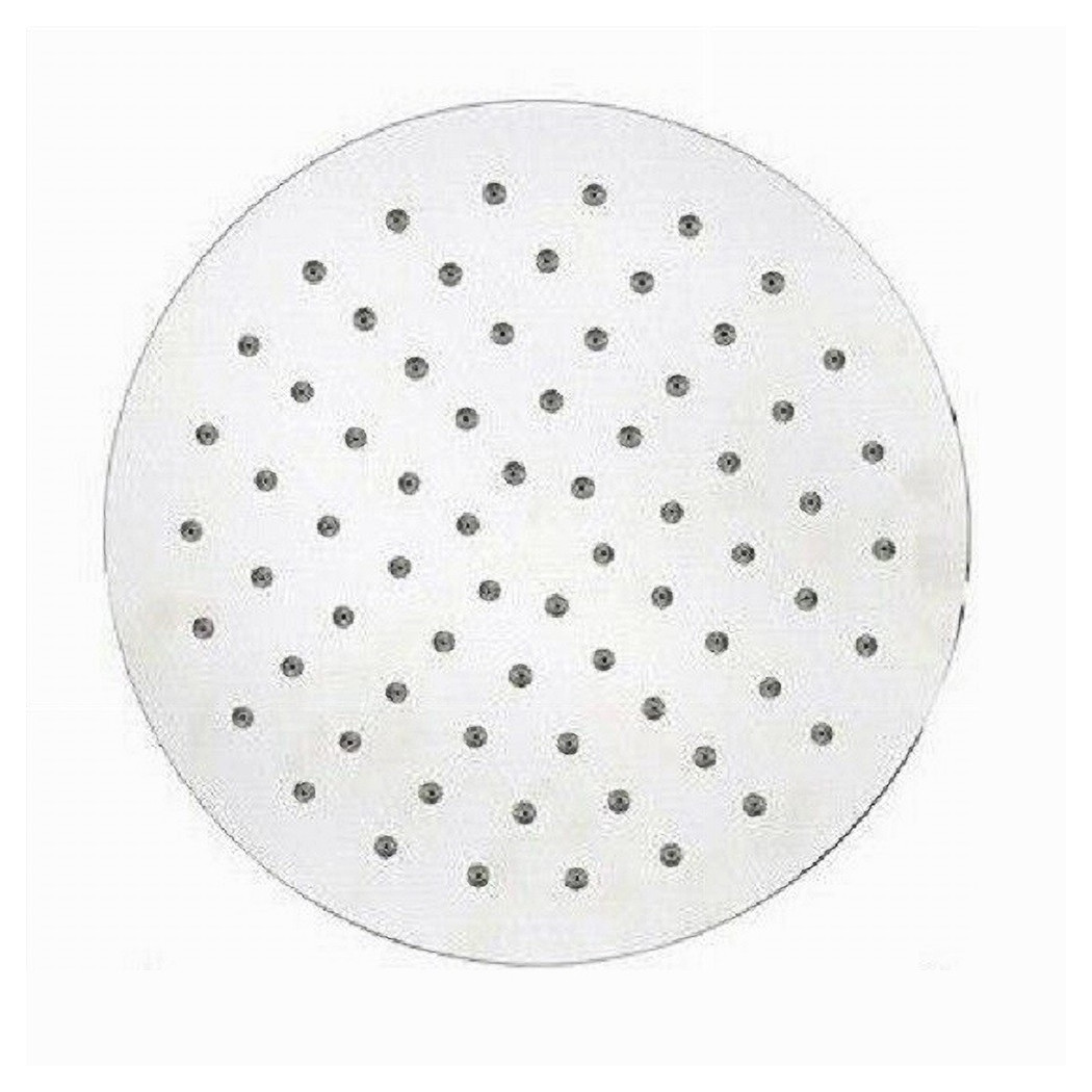 foto del prodotto trade shop soffione doccia rotondo 20cm ugelli fori attacchi bagno miscelatore 69119 moderno 
