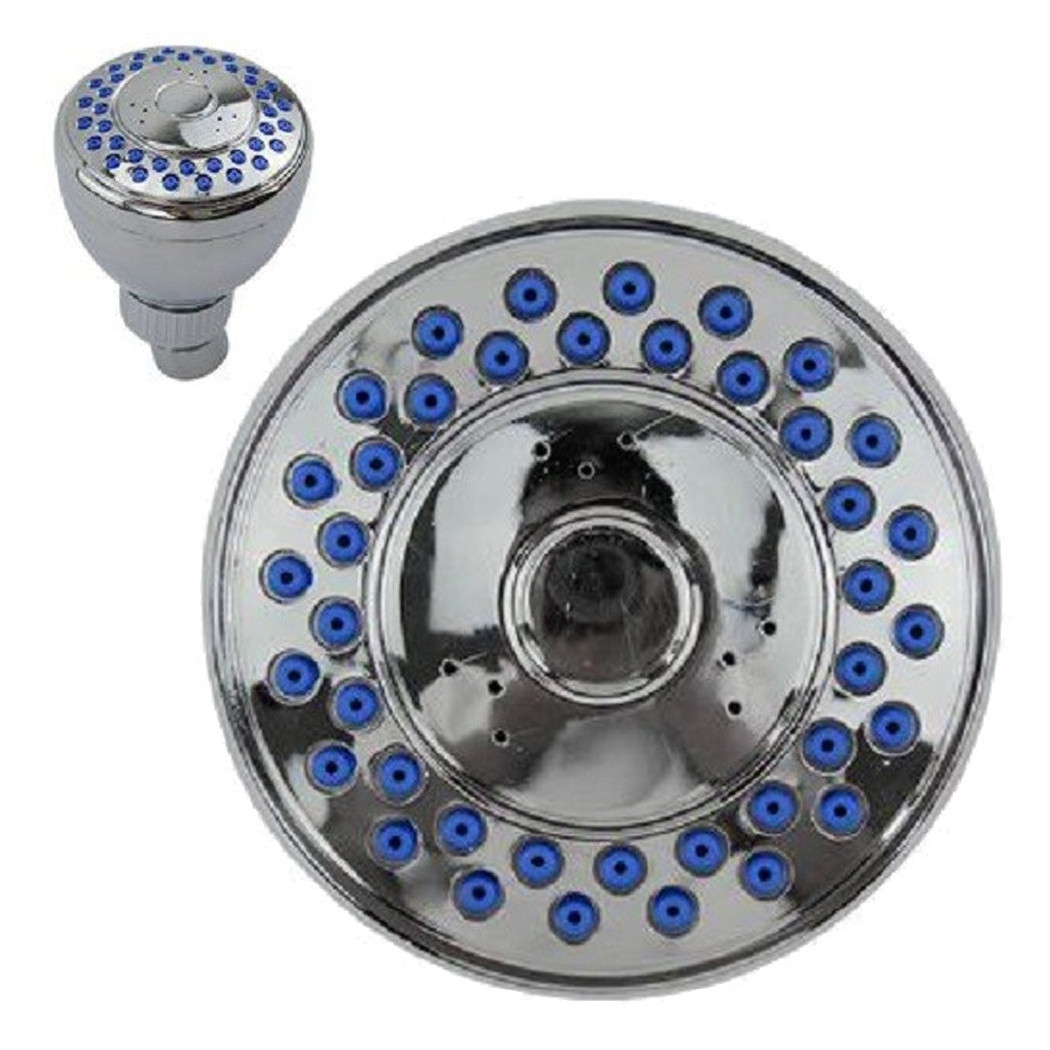 foto del prodotto trade shop soffione doccia rotondo diametro 7 cm ugelli fori bagno miscelatore 69277 