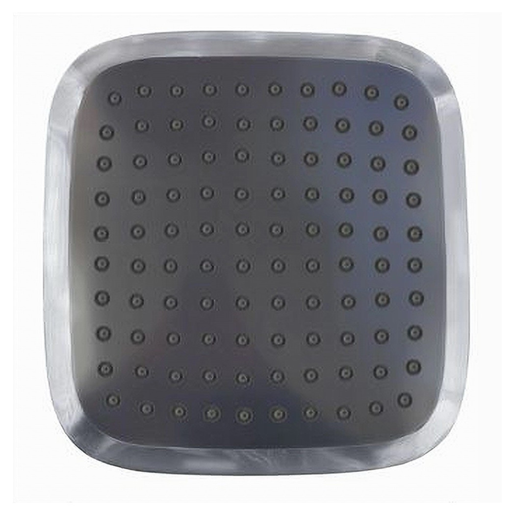 foto del prodotto trade shop soffione per doccia 20 x 20 cm forma quadrata getto pioggia stile moderno 87125 