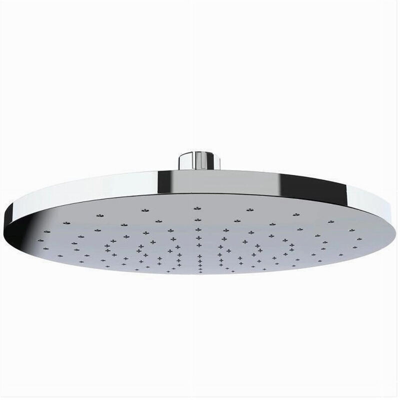 foto del prodotto trade shop soffione per doccia anticalcare in abs cromato effetto pioggia tondo 22 cm 59226 