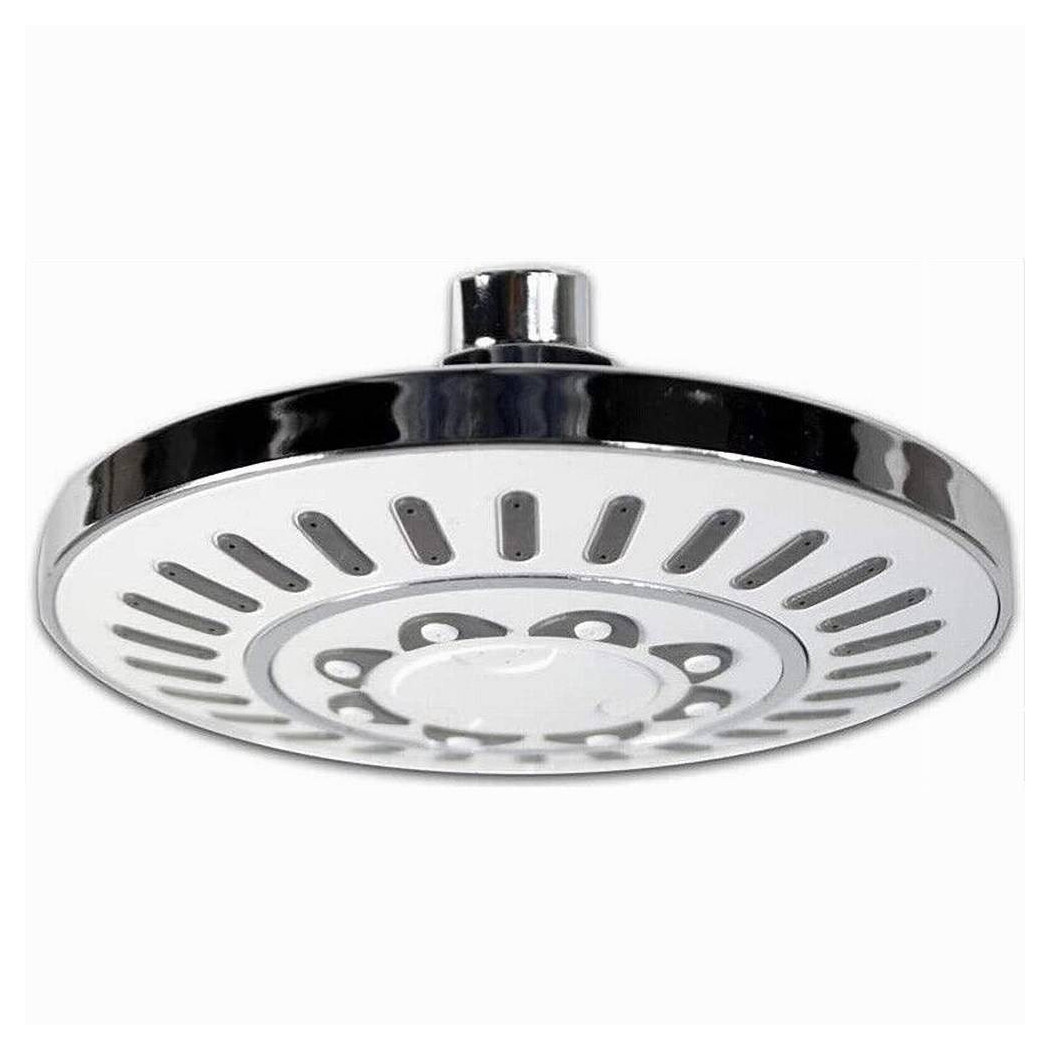 foto del prodotto trade shop soffione per doccia bagno rotondo 15 cm in abs doccetta con filtro cromato 69288 