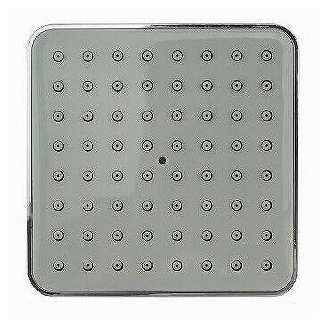 foto del prodotto trade shop soffione per doccia quadrato 10 cm ugelli fori bagno miscelatore attacchi 69282 