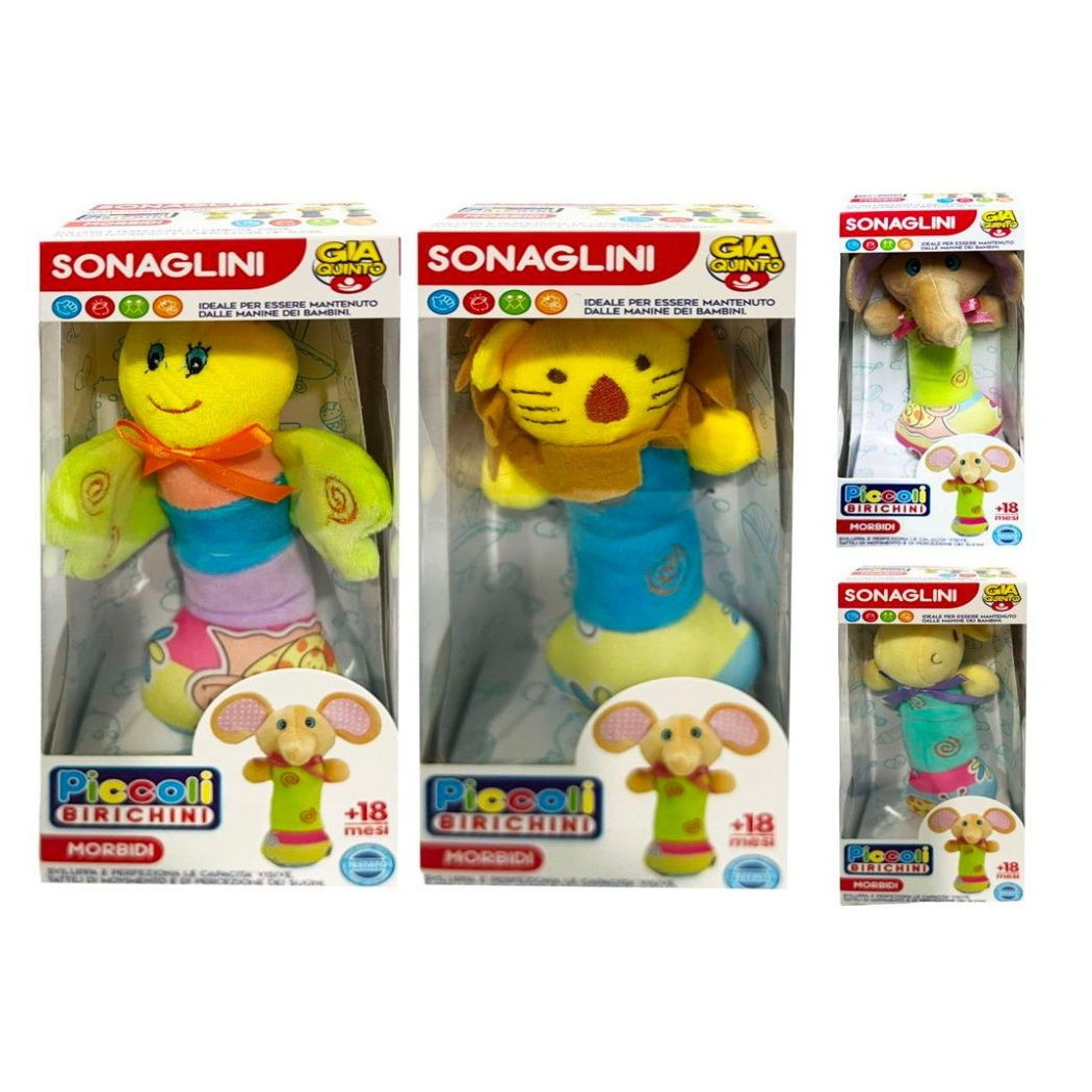 foto del prodotto trade shop sonaglini morbidi e soffici colorati giocattolo per neonati prima infanzia 18 