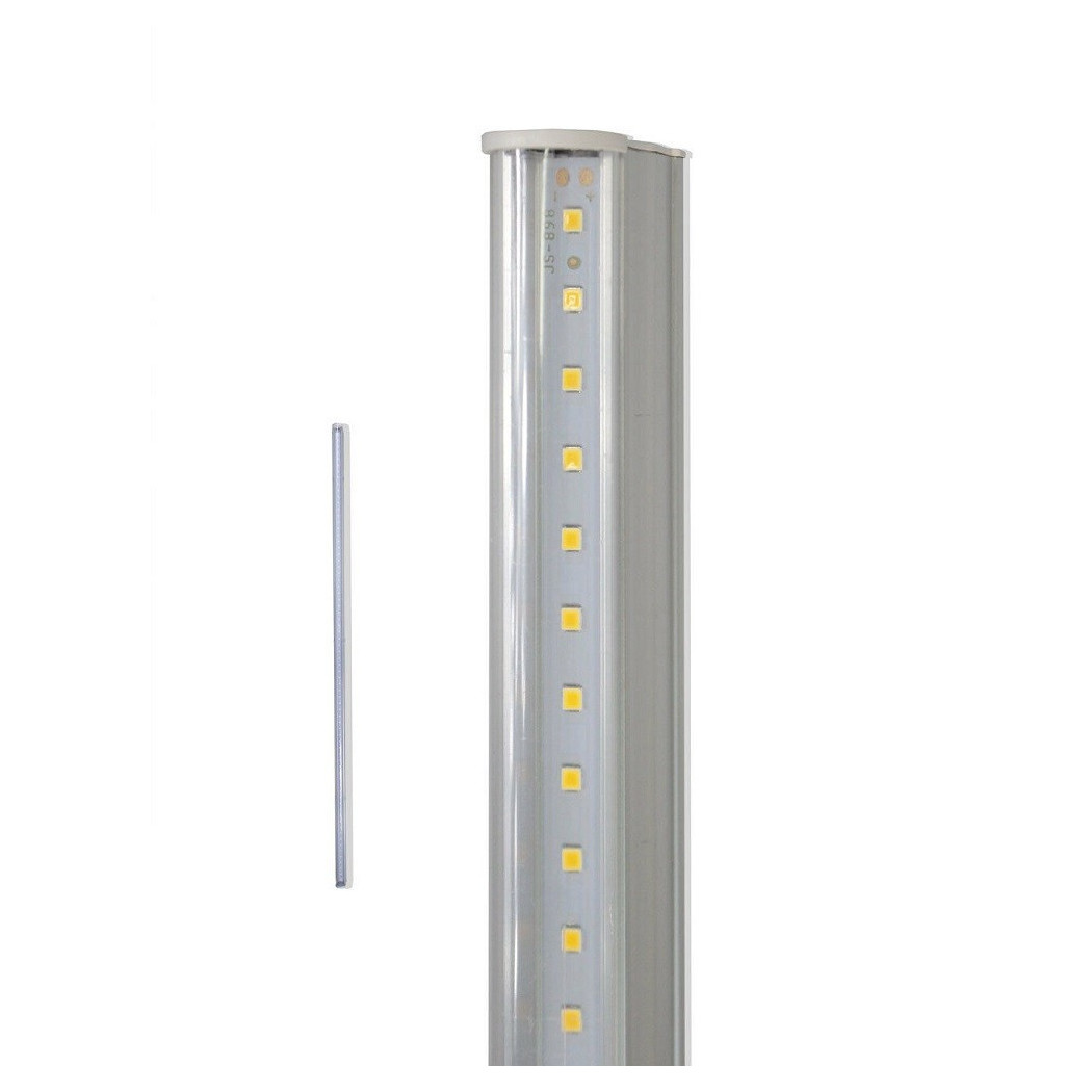 foto del prodotto trade shop sottopensile led smd trasparente reglette plafoniera 30 60 90 cm 6500 3000 4000k bianco naturale 90 cm 