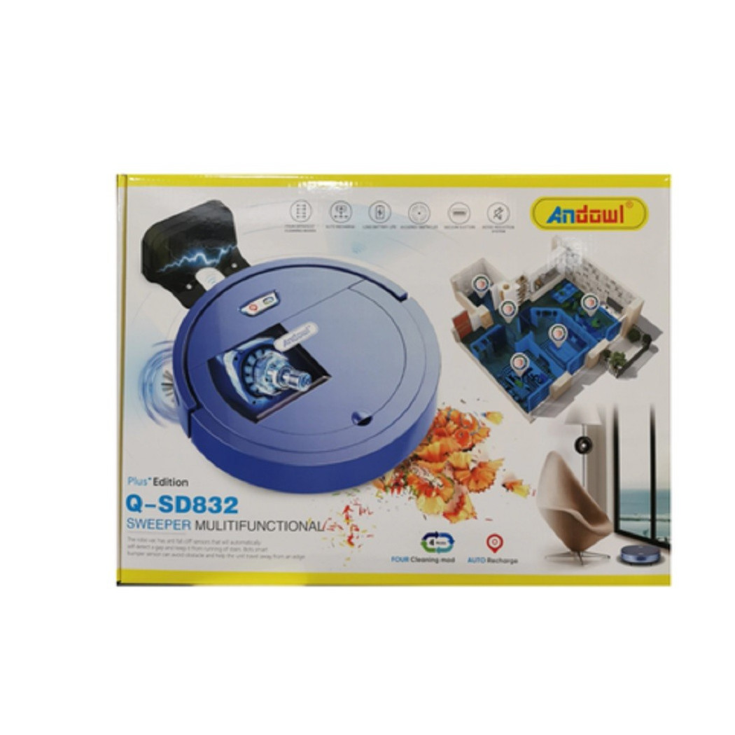 foto del prodotto trade shop - spazzatrice robot aspirapolvere elettrica intelligente multifunzione q-sd832 -