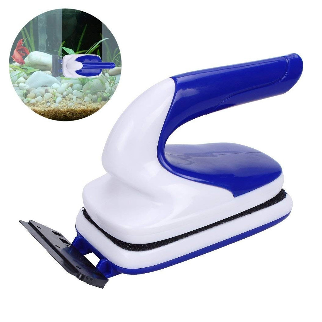 foto del prodotto trade shop spazzola magnetica acquario galleggiante maniglia dn6 calamita vetro 6mm pulizia 