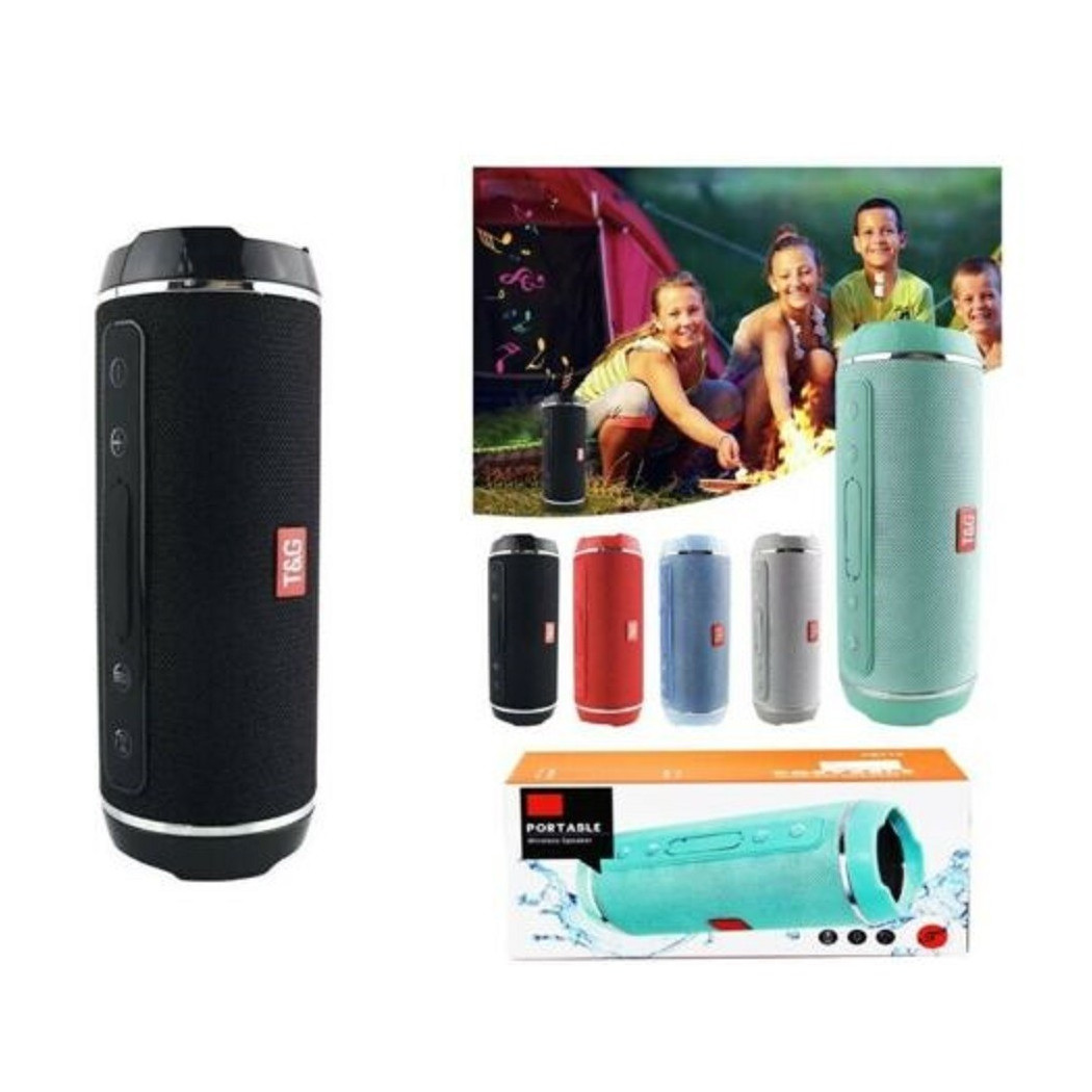 foto del prodotto trade shop speaker portatile cassa bluetooth tg 116 con microfono usb tf vivavoce 