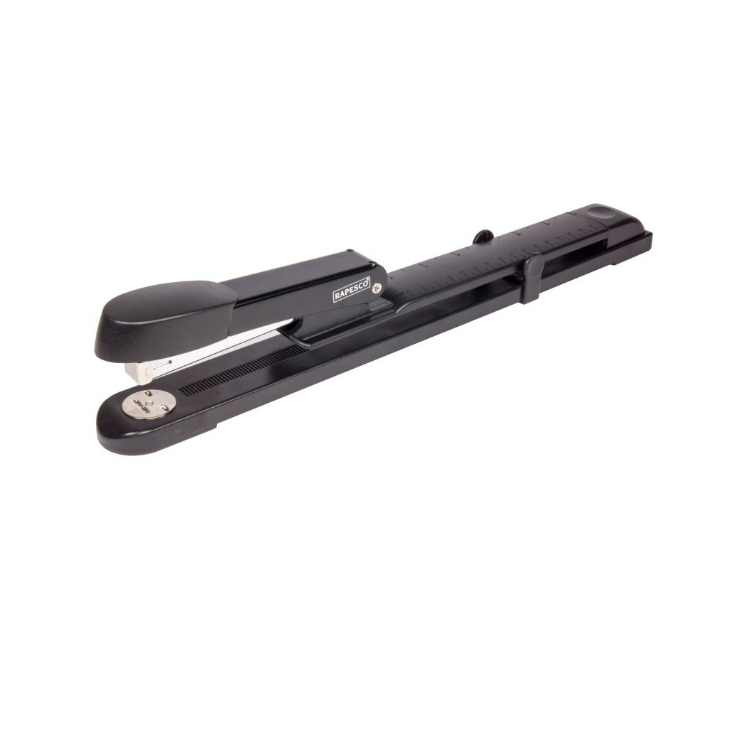 foto del prodotto trade shop spillatrice lunga 593 fino a 100 fogli rilegatrice punti 26 6 24 6 pinzatrice 