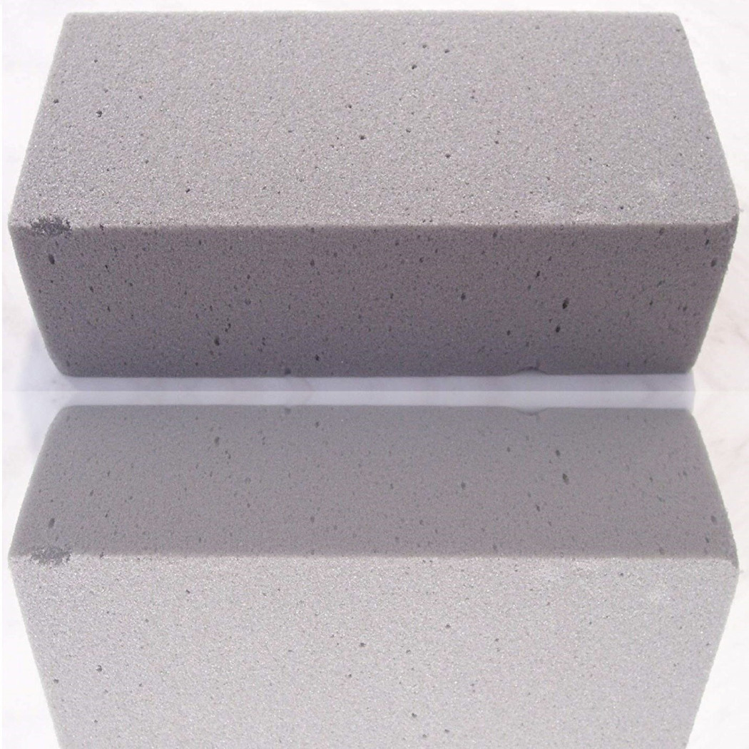 foto del prodotto trade shop spugna fiori freschi 2 pezzi spugne idrofila argento 23x11cm fioristi floreali 