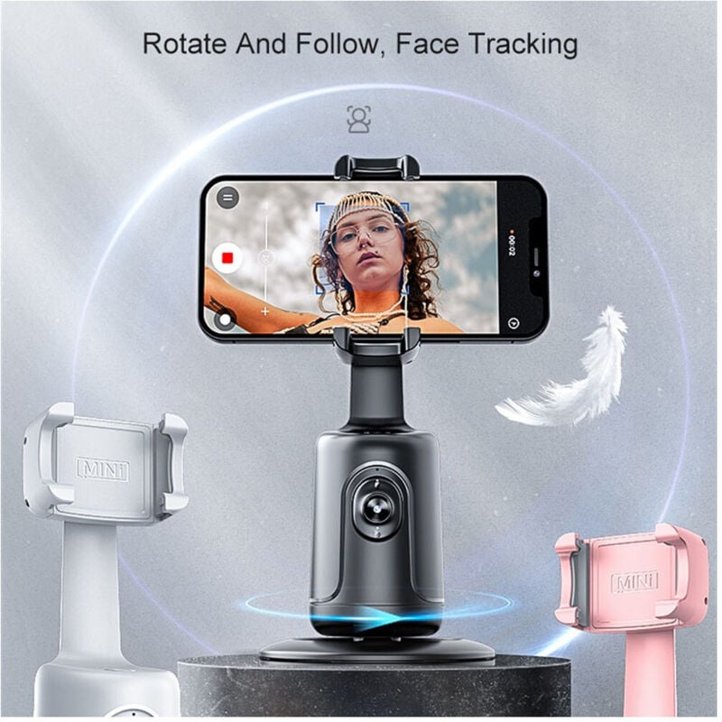 foto del prodotto trade shop stabilizzatore 360 gimbal per video live con rilevamento volto automatico 