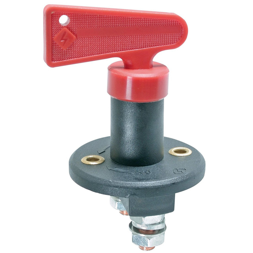 foto del prodotto trade shop staccabatteria con chiave 12 volt nautica camper auto interruttore switch 