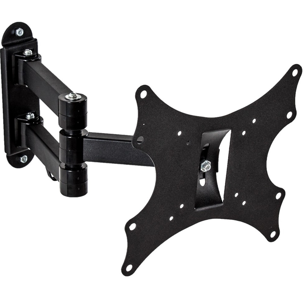 foto del prodotto trade shop staffa porta tv monitor da 14 quot a 32 quot supporto parete braccio 360 fino 35kg 