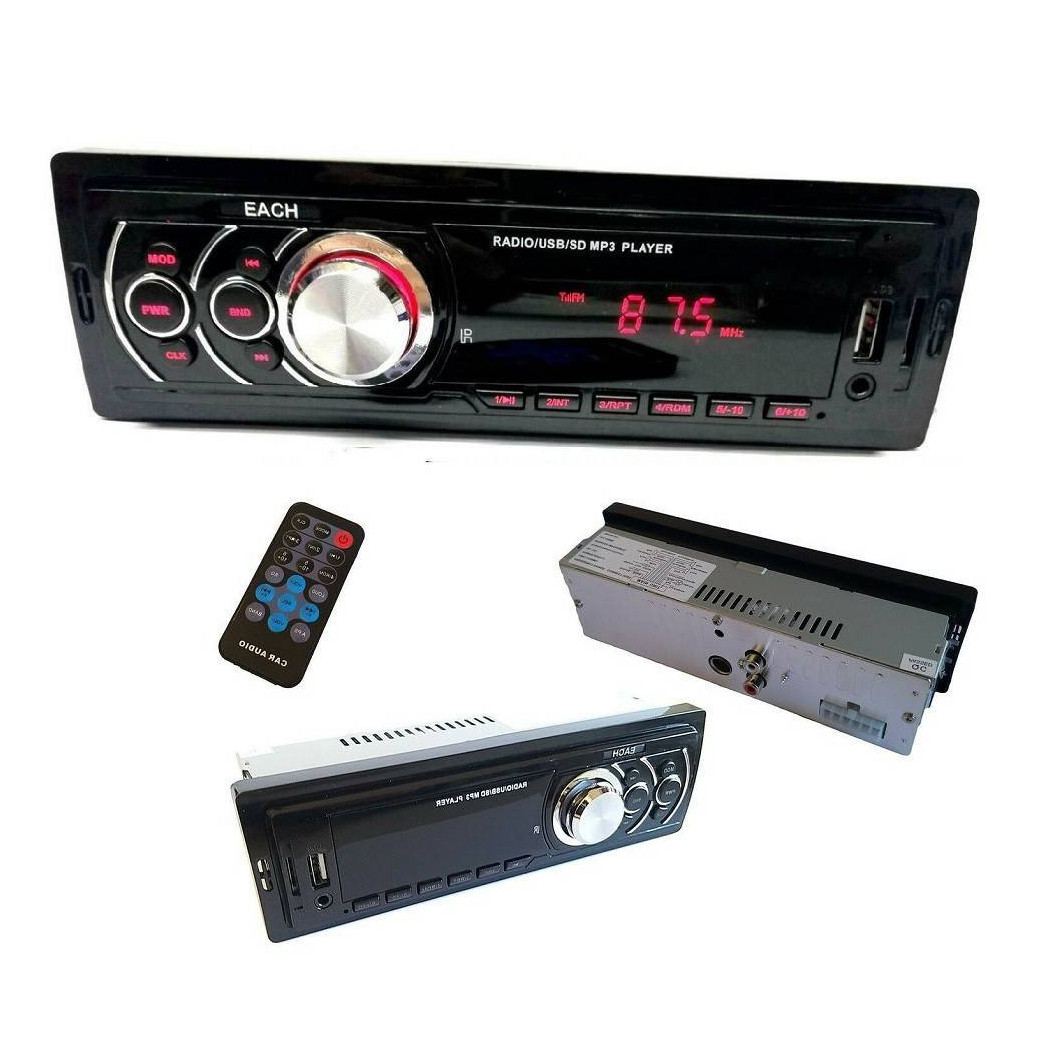 foto del prodotto trade shop stereo auto autoradio 250w aux mp3 usb sd radio fm slot microsd each 625 