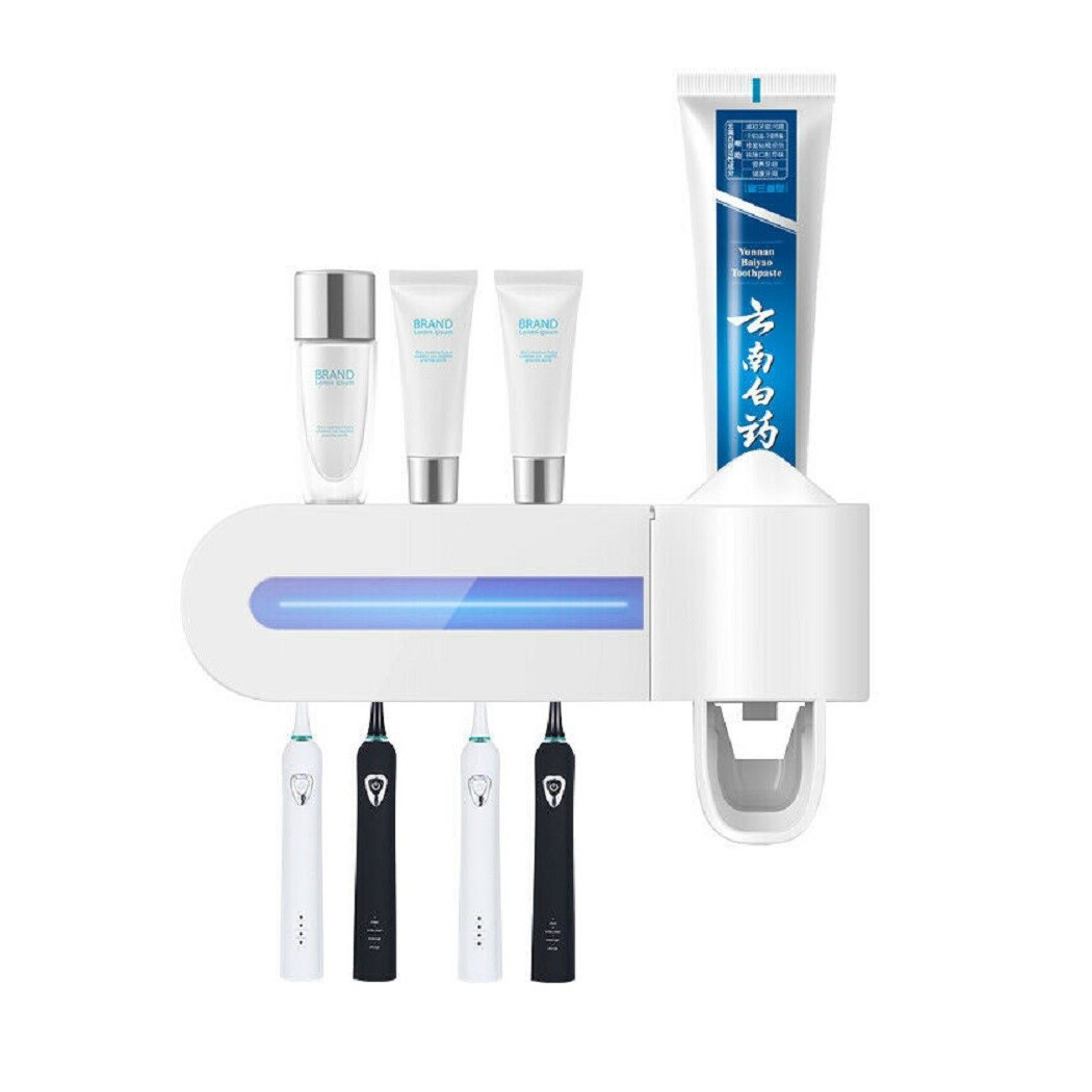 foto del prodotto trade shop sterilizzatore per spazzolino dispenser dentifricio supporto spazzolini lw y01 