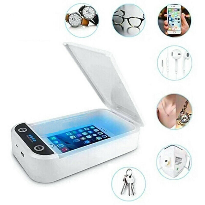 foto del prodotto trade shop sterilizzatore uv portatile box disinfezione oggetti telefono diffusore aromi 