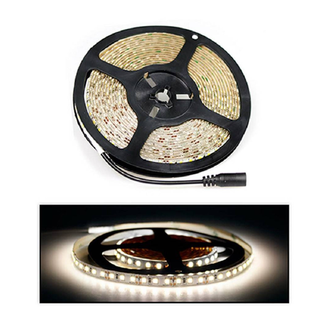 foto del prodotto trade shop striscia 600 led 2835 strip 5 metri bobina luce naturale 4000k waterproof ip55 