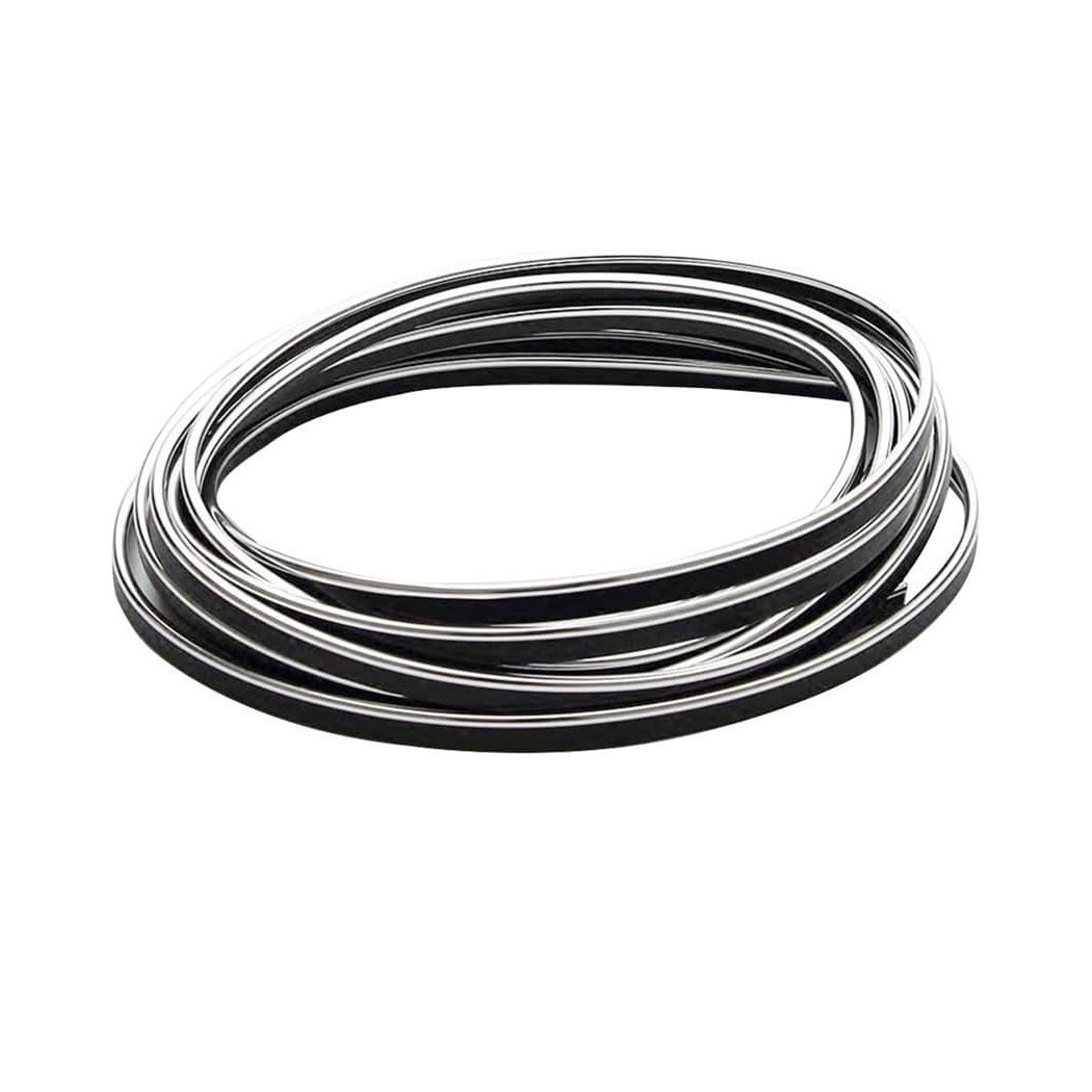 foto del prodotto trade shop striscia profilo decorativa adesivo cromato cromata argento ws1180 interno auto 