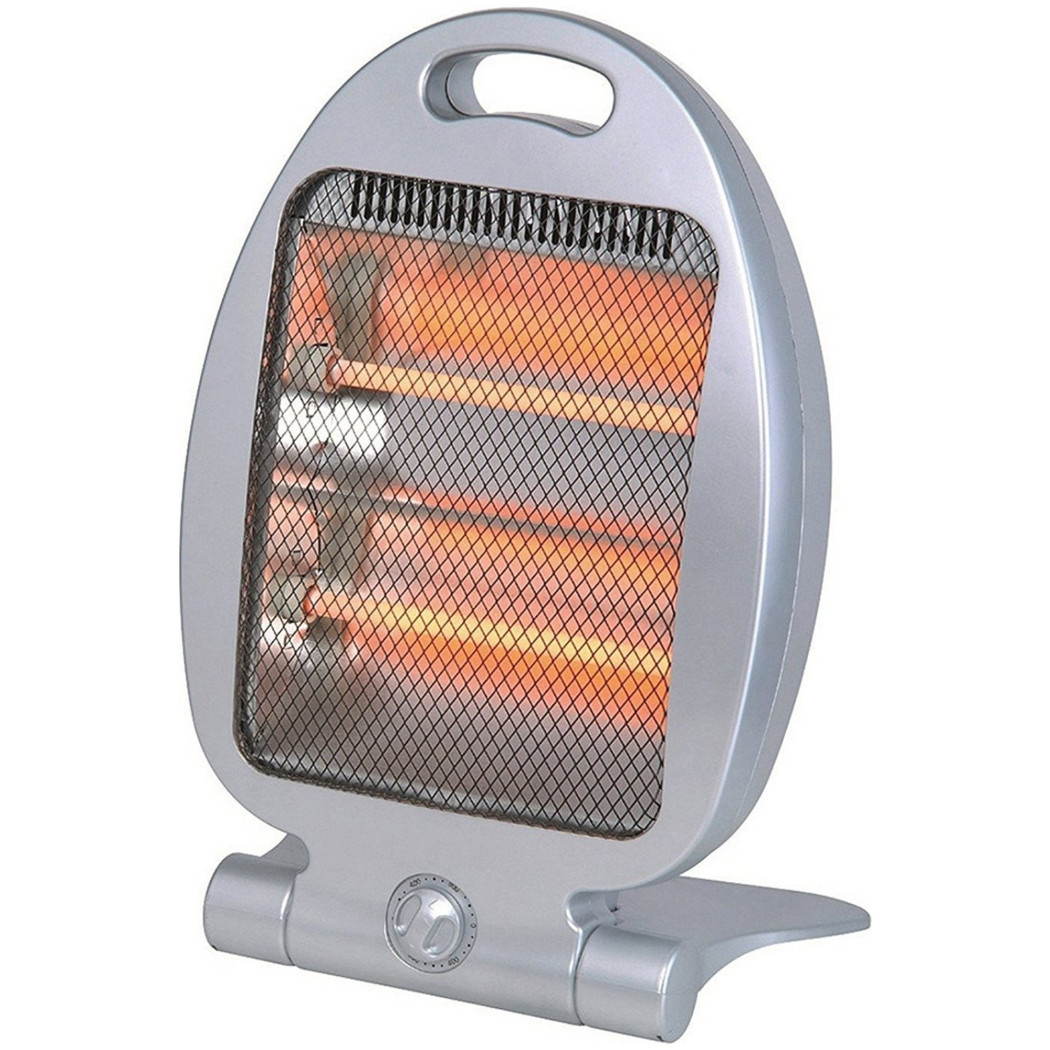 foto del prodotto trade shop stufa elettrica ad infrarossi al quarzo potenza max 800 watt con termostato 