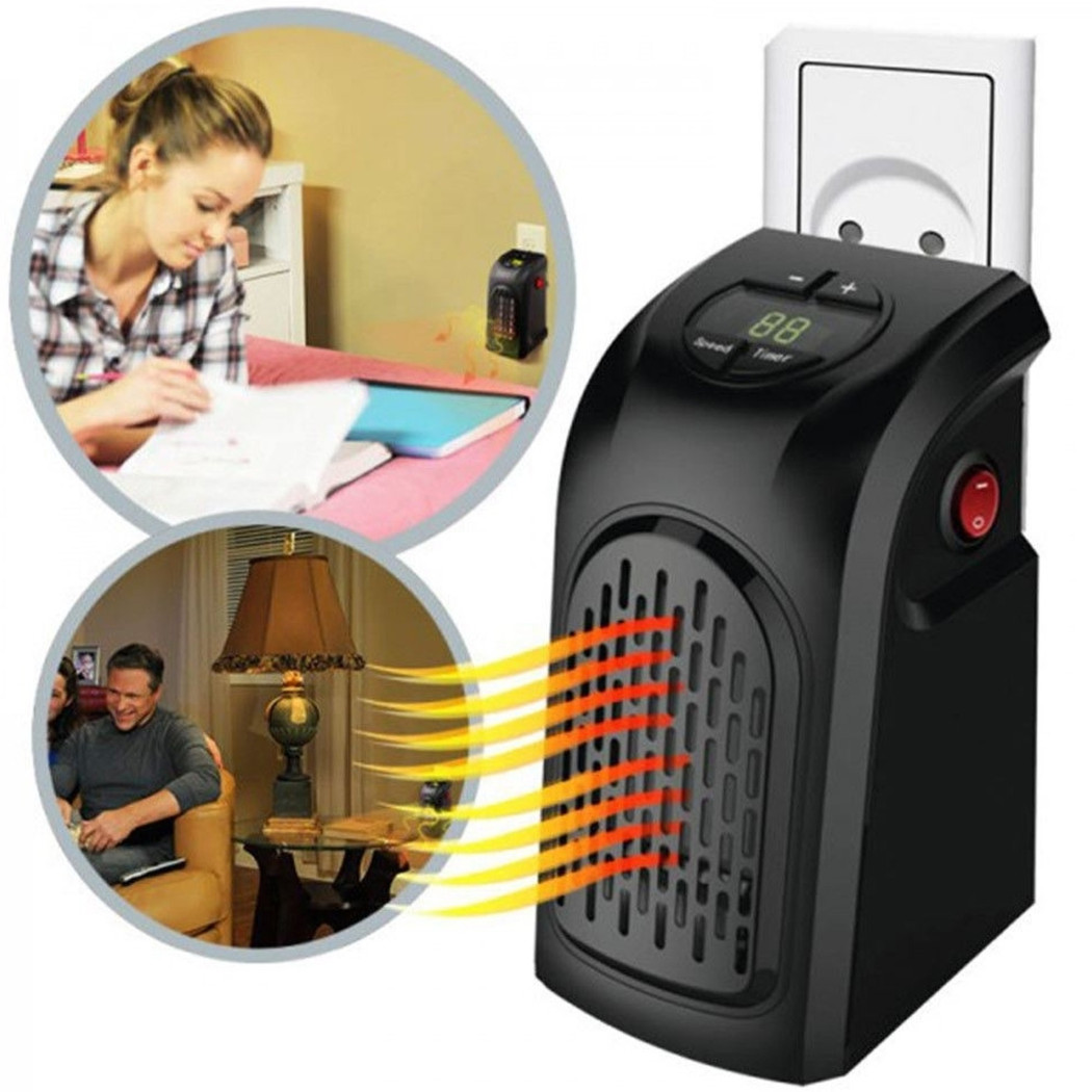 foto del prodotto trade shop stufa elettrica portatile a basso consumo 350w gradi regolabili per casa ufficio 