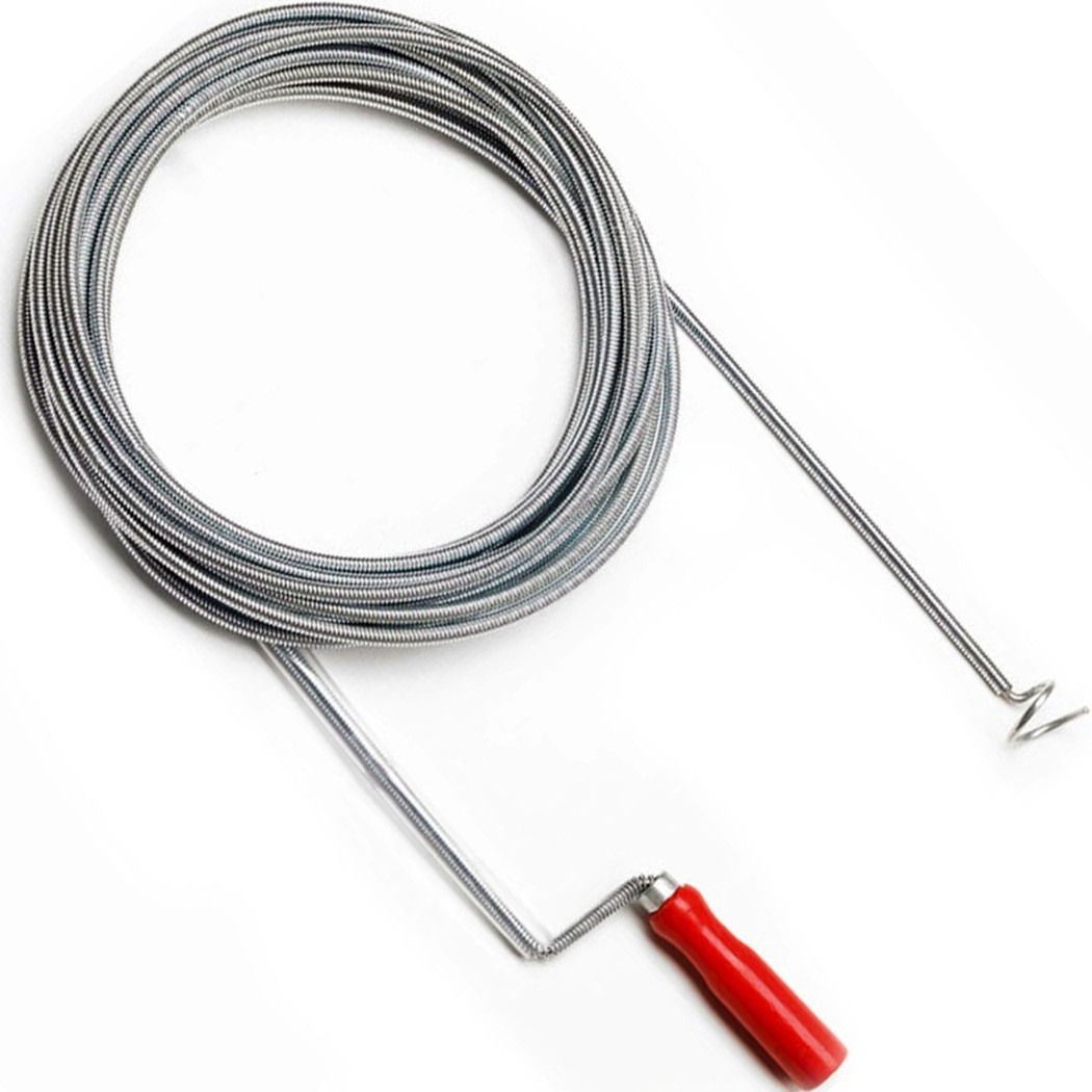foto del prodotto trade shop sturafogne stura fogna a molla spirale spurga fogne per tubi vasche da bagno mt 10 mt 