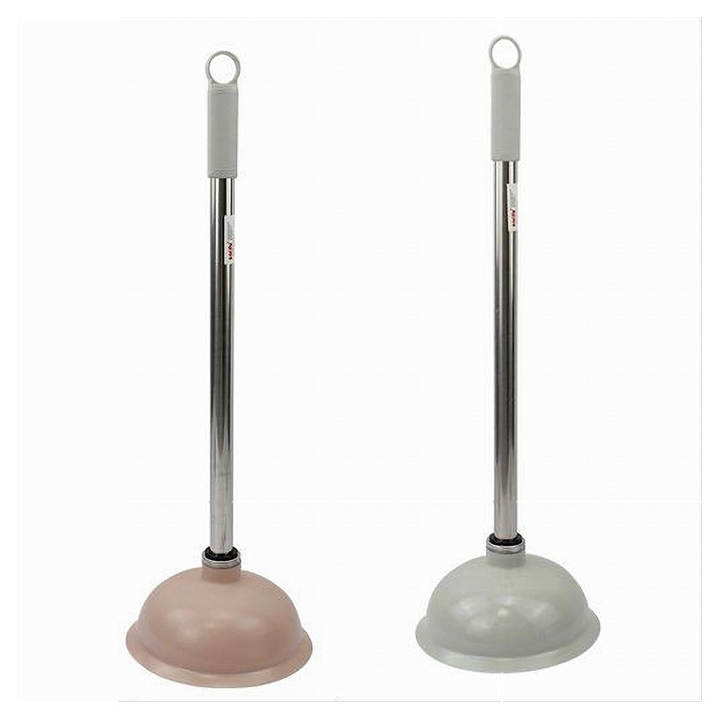 foto del prodotto trade shop sturalavandino scarico wc con manico cromato ventosa in gomma vari colori 10120 