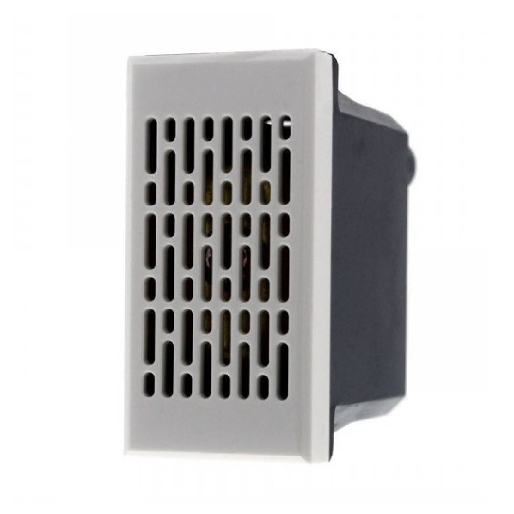 foto del prodotto trade shop suoneria a bronzo 6a 220v bianco compatibile bticino axolute sd21008 1b 