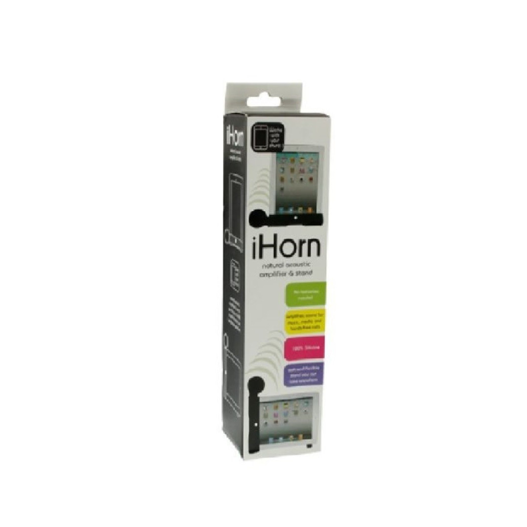 foto del prodotto trade shop supporto cassa speaker altoparlante per ipad 1 2 3 new in silicone stand ihorn 