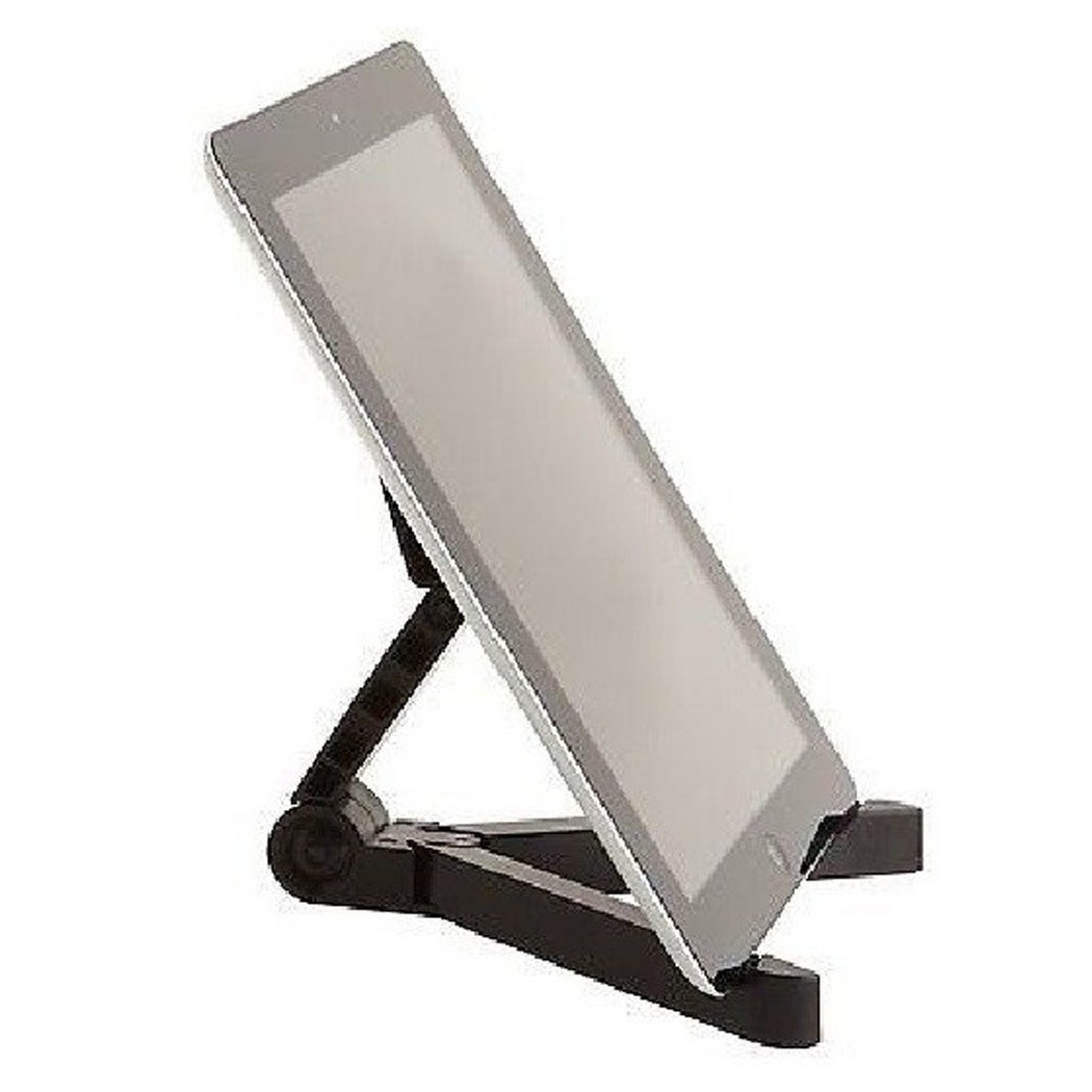 foto del prodotto trade shop supporto da tavolo base di appoggio rigida stand pieghevole per tablet smartphon 