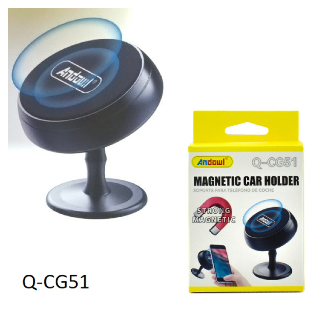 foto del prodotto trade shop supporto magnetico porta cellulare da auto per smartphone gps autoadesivo q cg51 