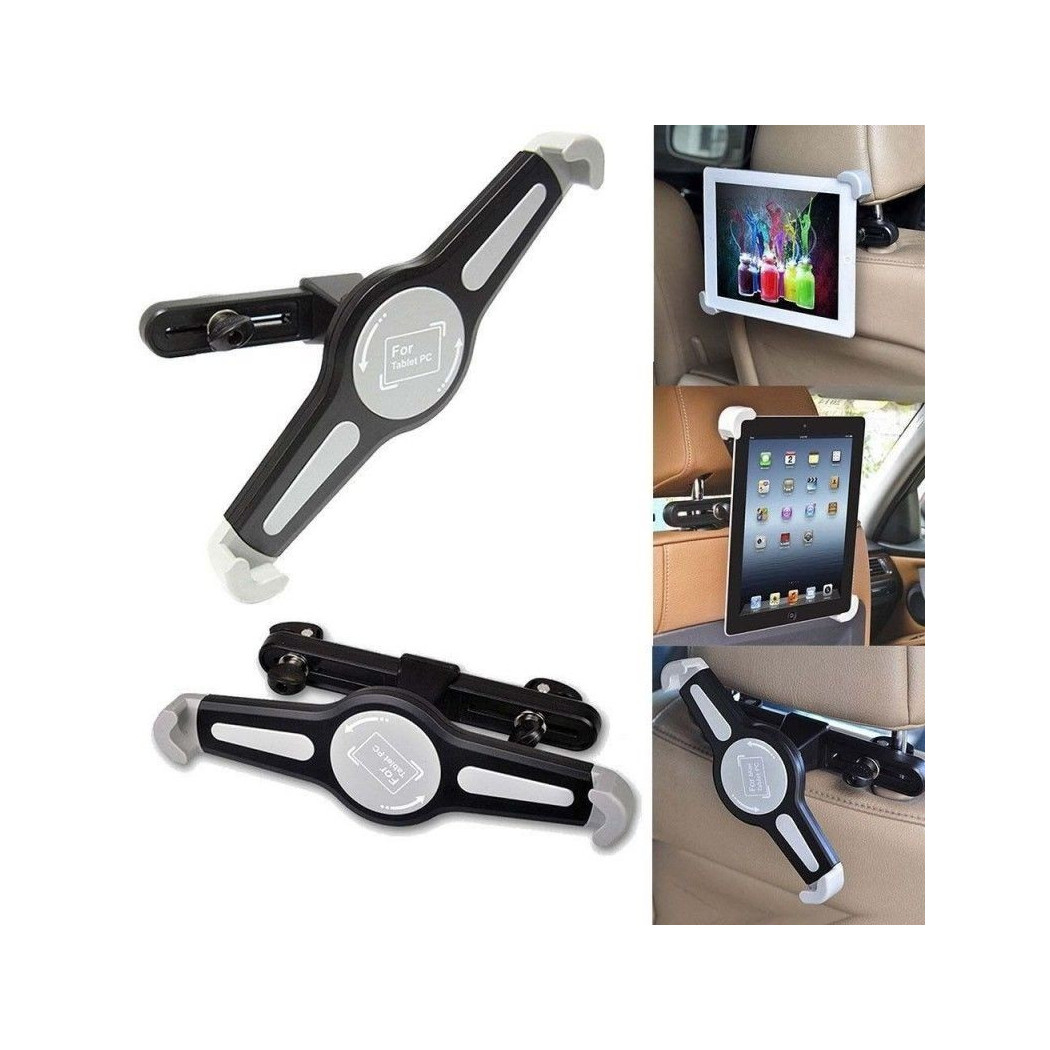 foto del prodotto trade shop supporto universale per tablet auto da poggiatesta stand porta tablet rotazione 