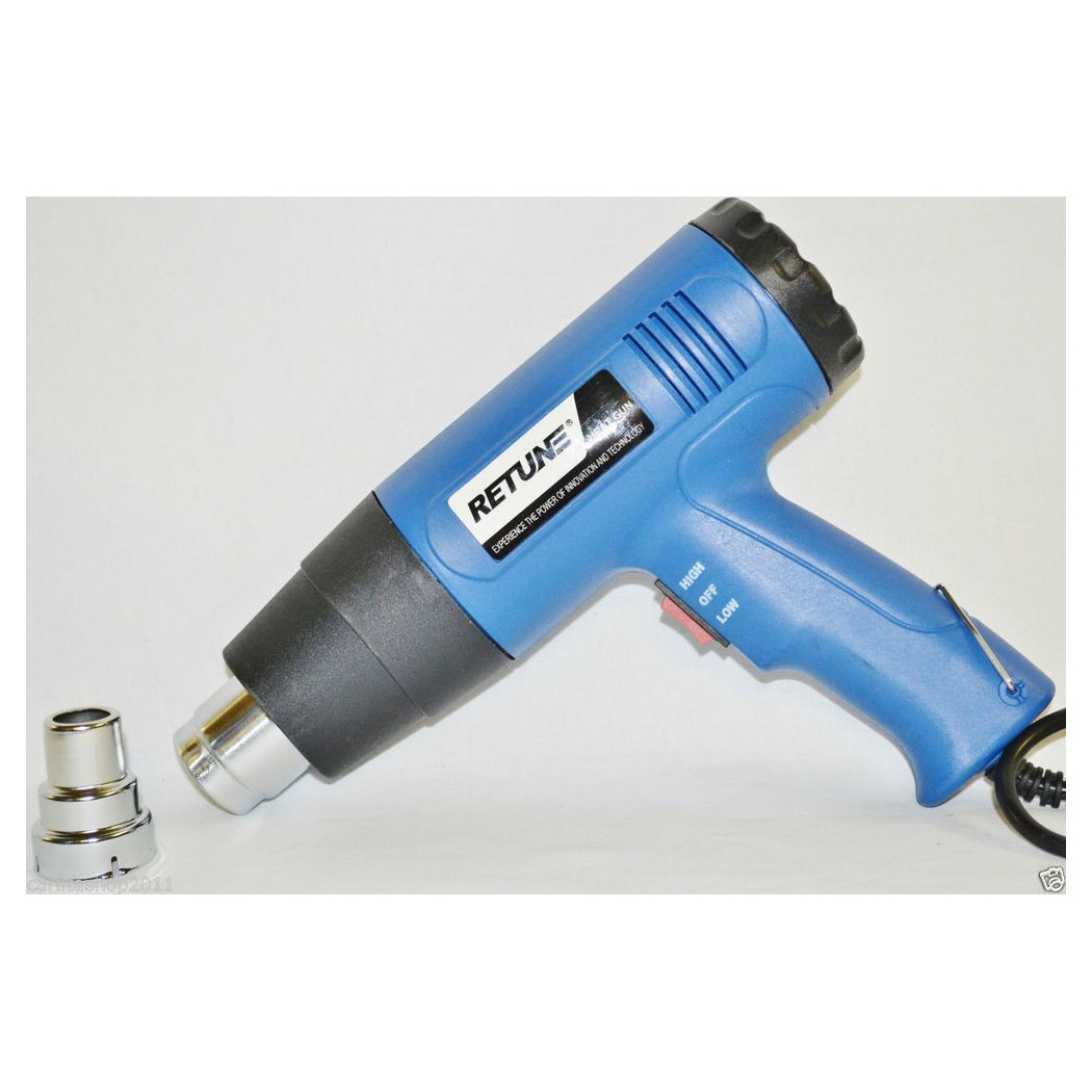 foto del prodotto trade shop sverniciatore pistola termica ad aria calda phon phono 1800w 400 600 gradi 